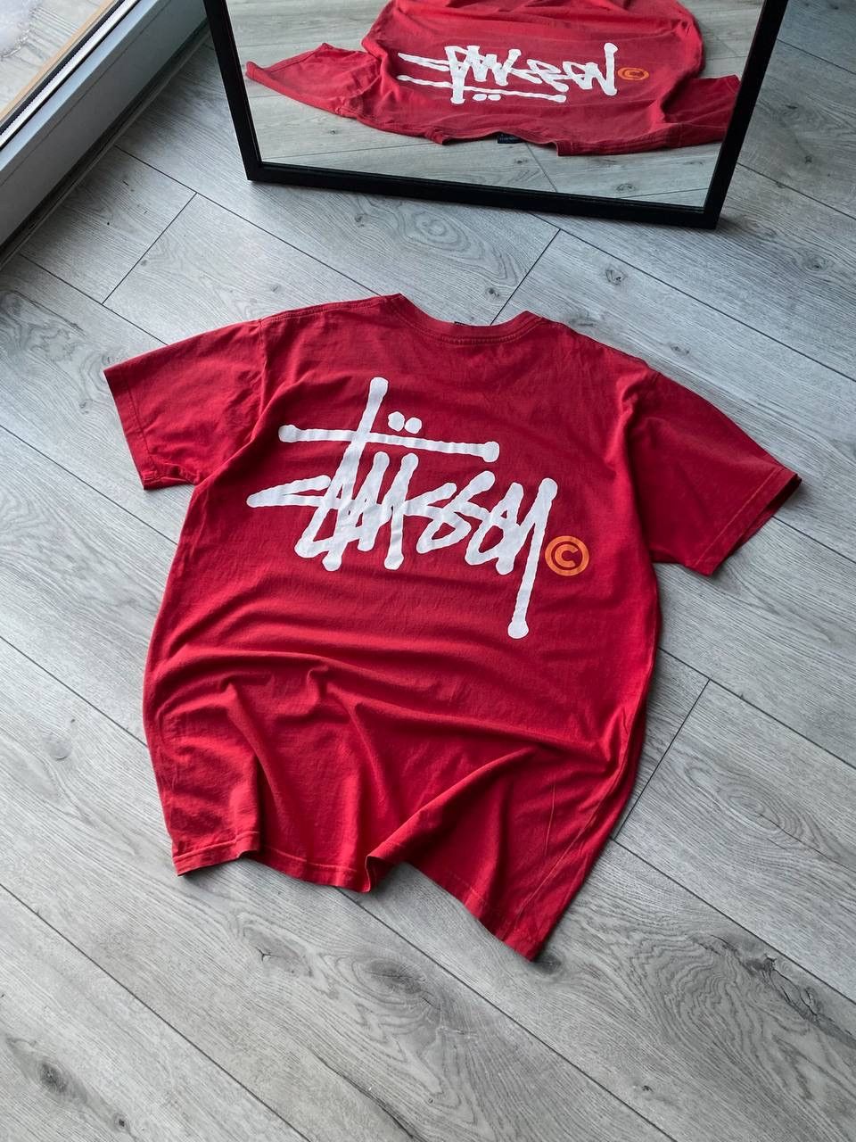 Pre-owned Stussy X Vintage Stussy Made In Red