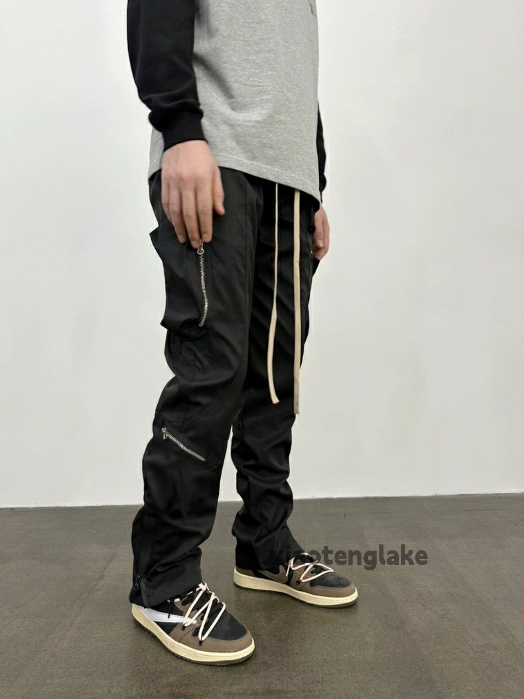 Designer × Japanese Brand × Vintage zipper utility punk grunge bootcut tactical cargo pants Size US 32 / EU 48 - 9 Thumbnail
