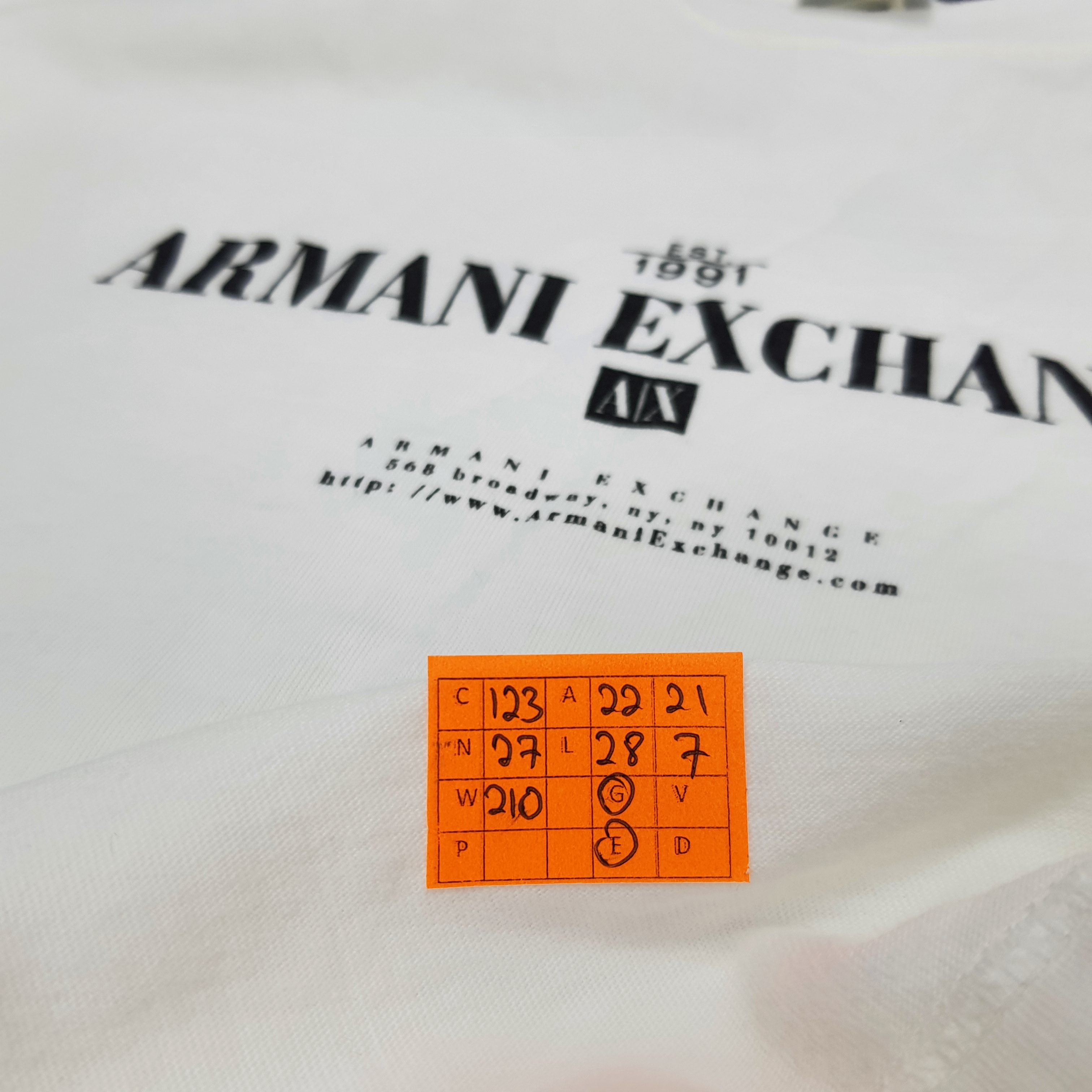 Armani Exchange × Vintage Vintage Armani Exchange AX T-shirt Size US L / EU 52-54 / 3 - 9 Thumbnail