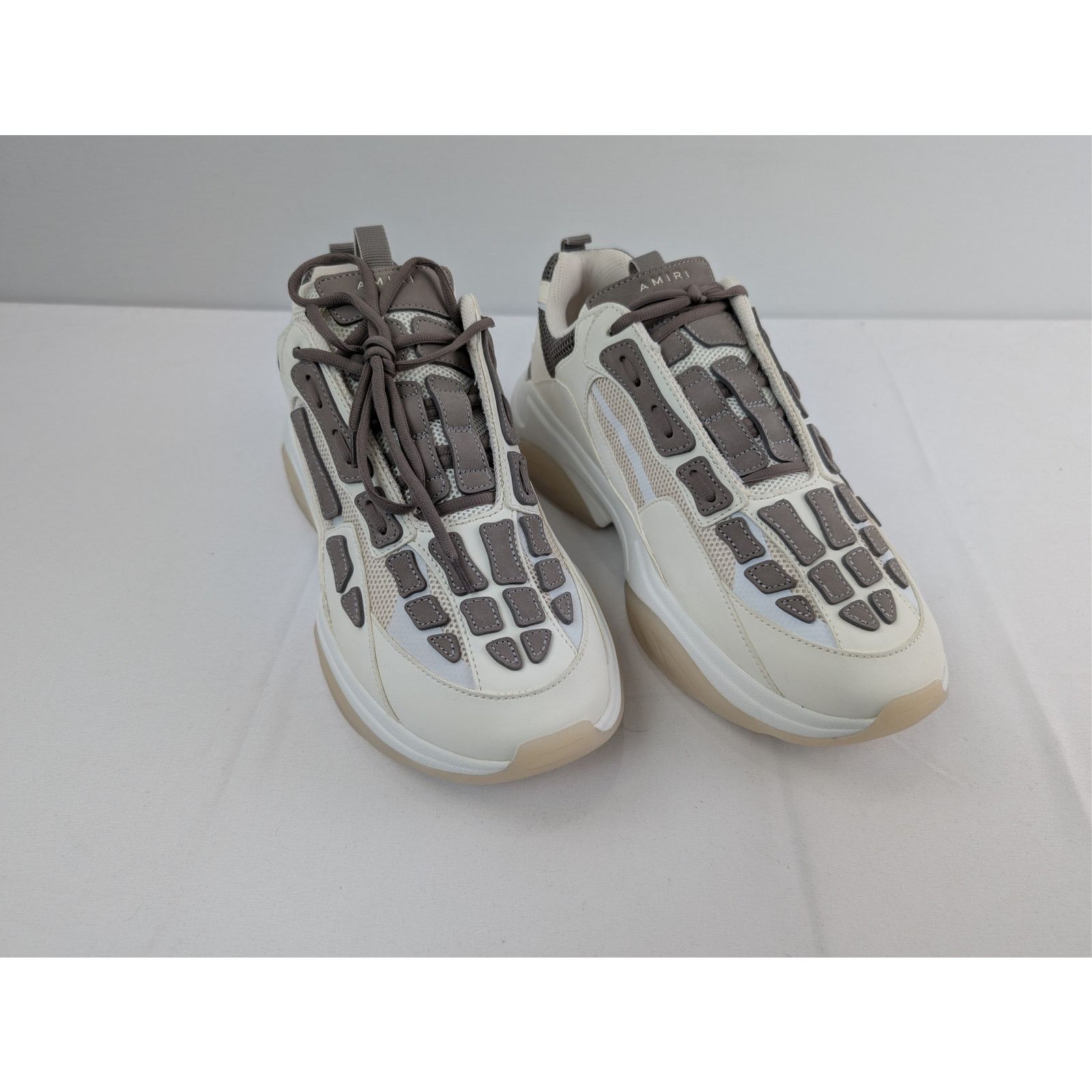 Amiri o1rshd1 Bone Runners Sneakers in Alabaster Size US 13 / EU 46 - 6 Thumbnail