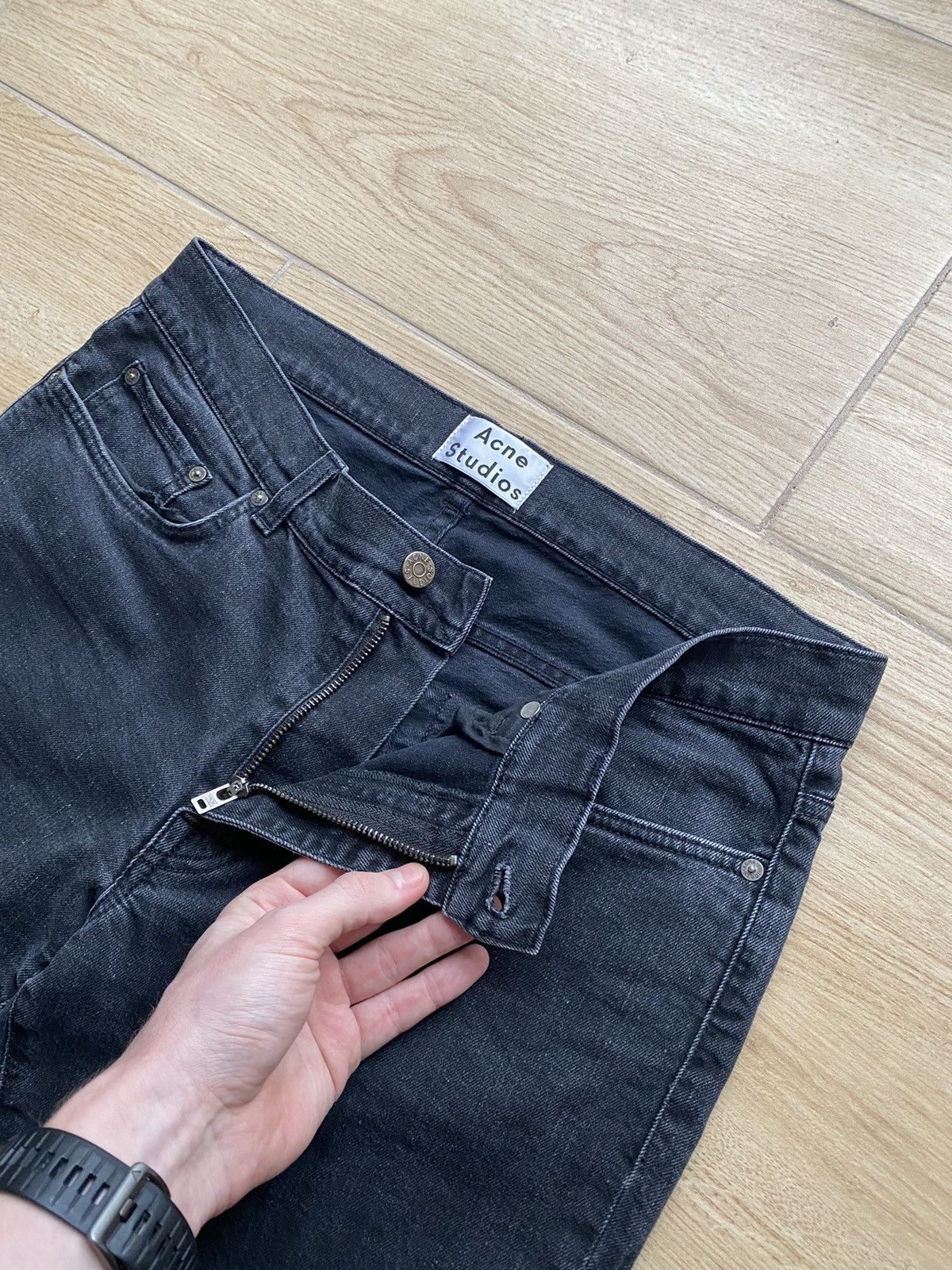 Acne Studios Acne Studios Thin Used Cash Jeans Size US 32 / EU 48 - 9 Thumbnail