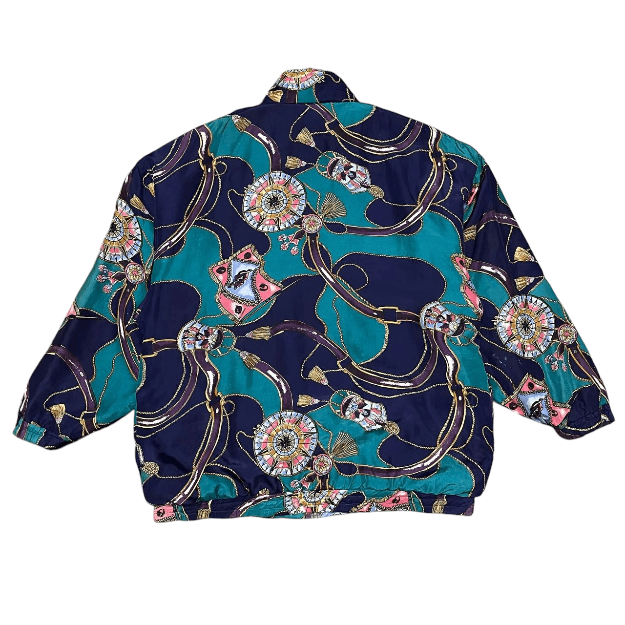 Robert Stock Vintage Robert Stock Silk 100% Bomber Jacket Size US M / EU 48-50 / 2 - 9 Thumbnail
