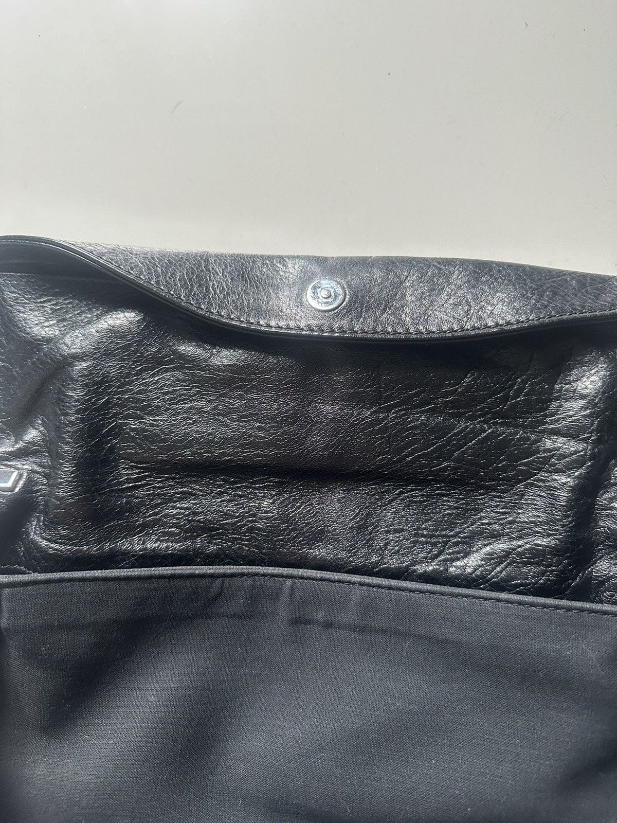 Balenciaga balenciaga black leather clutch bag envelope lambskin Size ONE SIZE - 9 Thumbnail