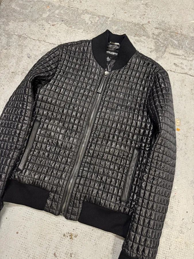 Dolce & Gabbana 2000s Dolce & Gabbana Black Quilted Nylon Jacket Size US M / EU 48-50 / 2 - 5 Thumbnail
