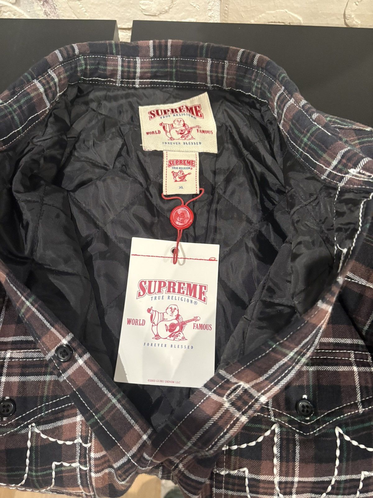 Supreme × True Religion Supreme True Religion Flannel Jacket DS XL Size US XL / EU 56 / 4 - 3 Thumbnail