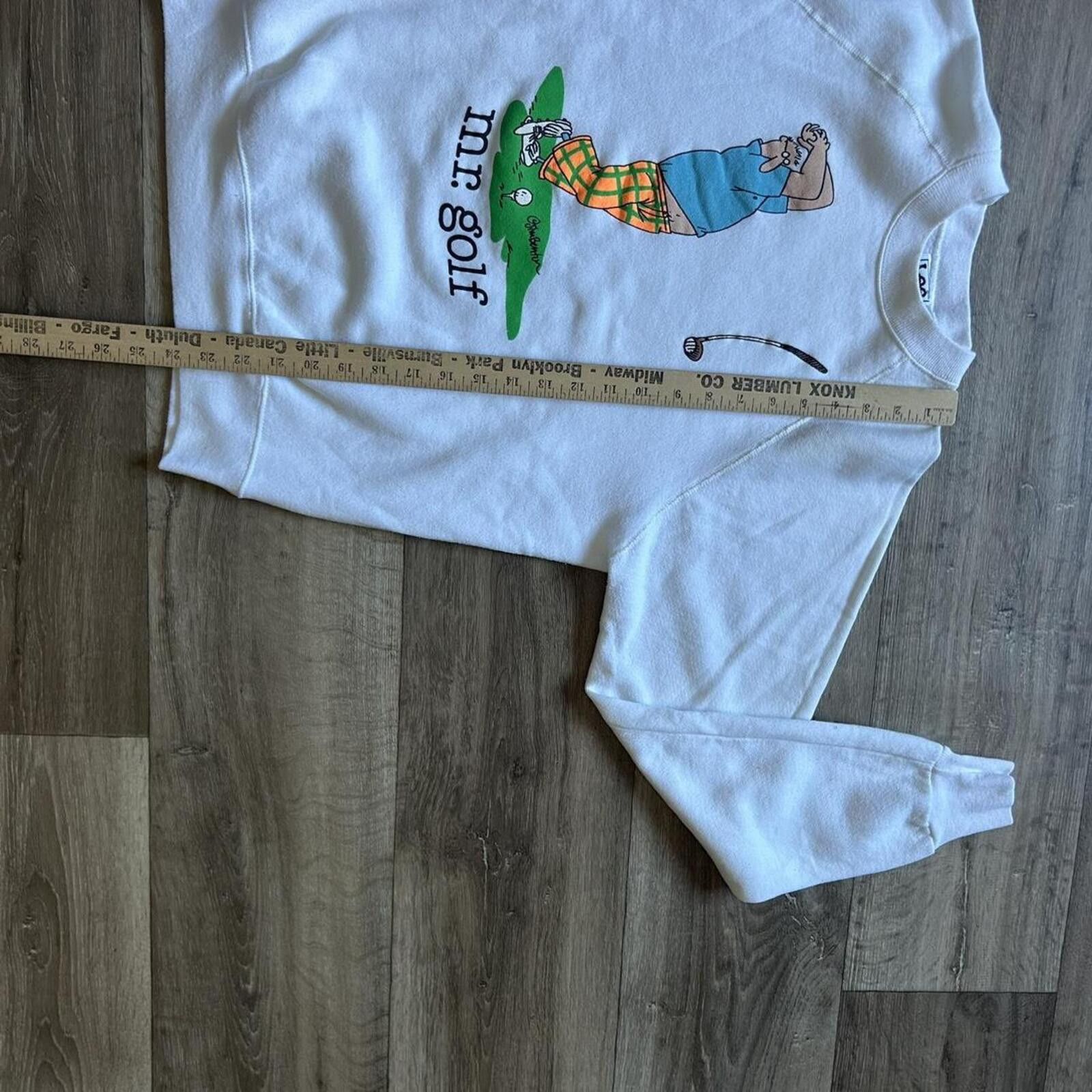 Lee 80’s Mr. Golf Jim Benton Lee crewneck sweatshirt art size L Size US L / EU 52-54 / 3 - 6 Thumbnail