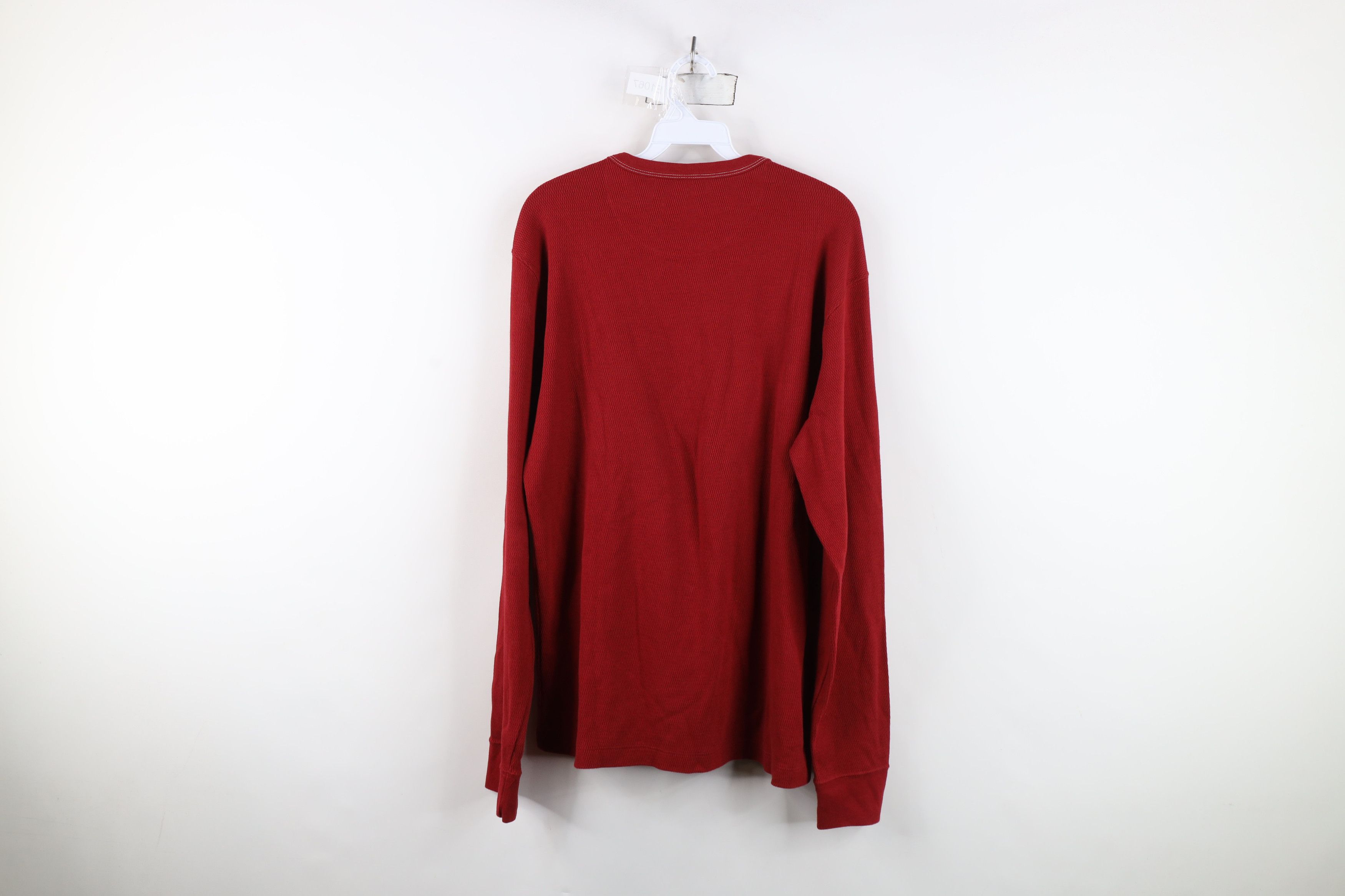 Gap Vintage 90s Y2K Gap Thermal Waffle Knit Long Sleeve T-Shirt Size US L / EU 52-54 / 3 - 12 Thumbnail