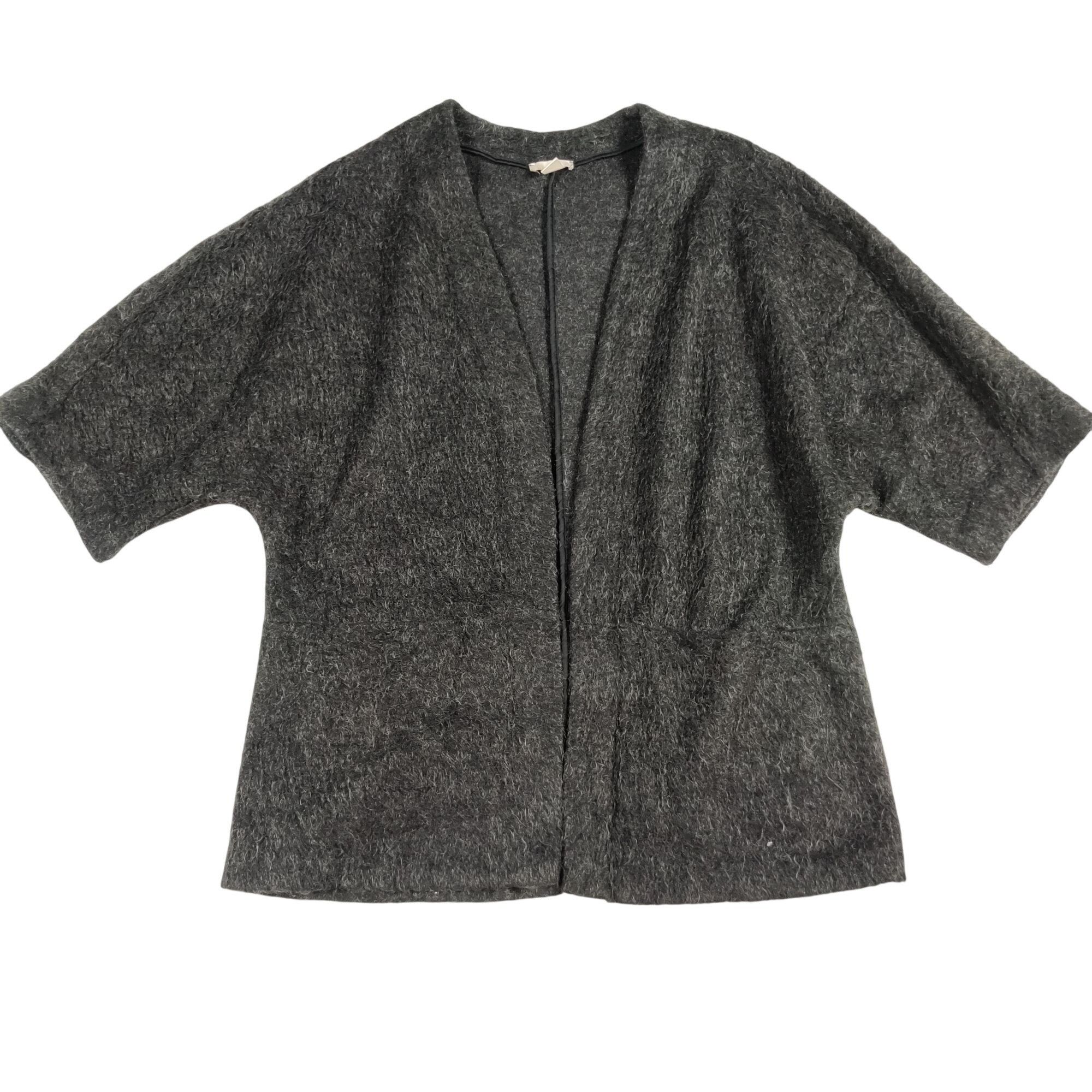 H&M H&M Mohair Blend Cardigan Sweater M Gray Open Front Minimali Size M / US 6-8 / IT 42-44 - 1 Thumbnail