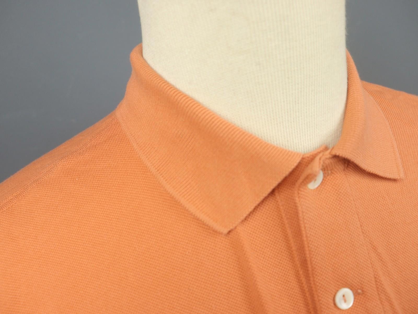 Lacoste Lacoste Orange 100% Cotton Collared Polo Shirt Size 4 Size US M / EU 48-50 / 2 - 5 Thumbnail