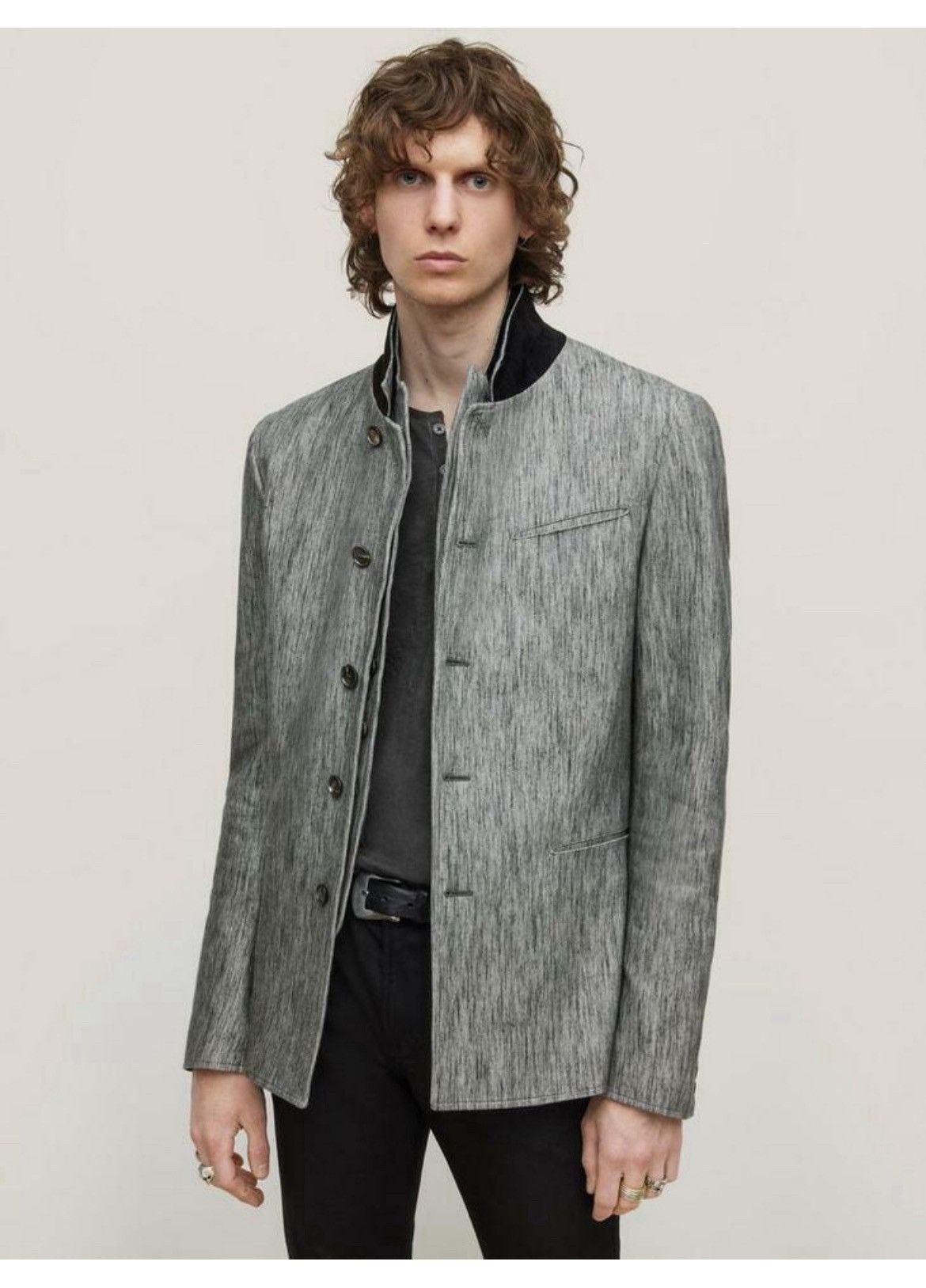 John Varvatos Grey Blazer Jacket Size EU 48 USA 38 Size US M / EU 48-50 / 2 - 1 Thumbnail