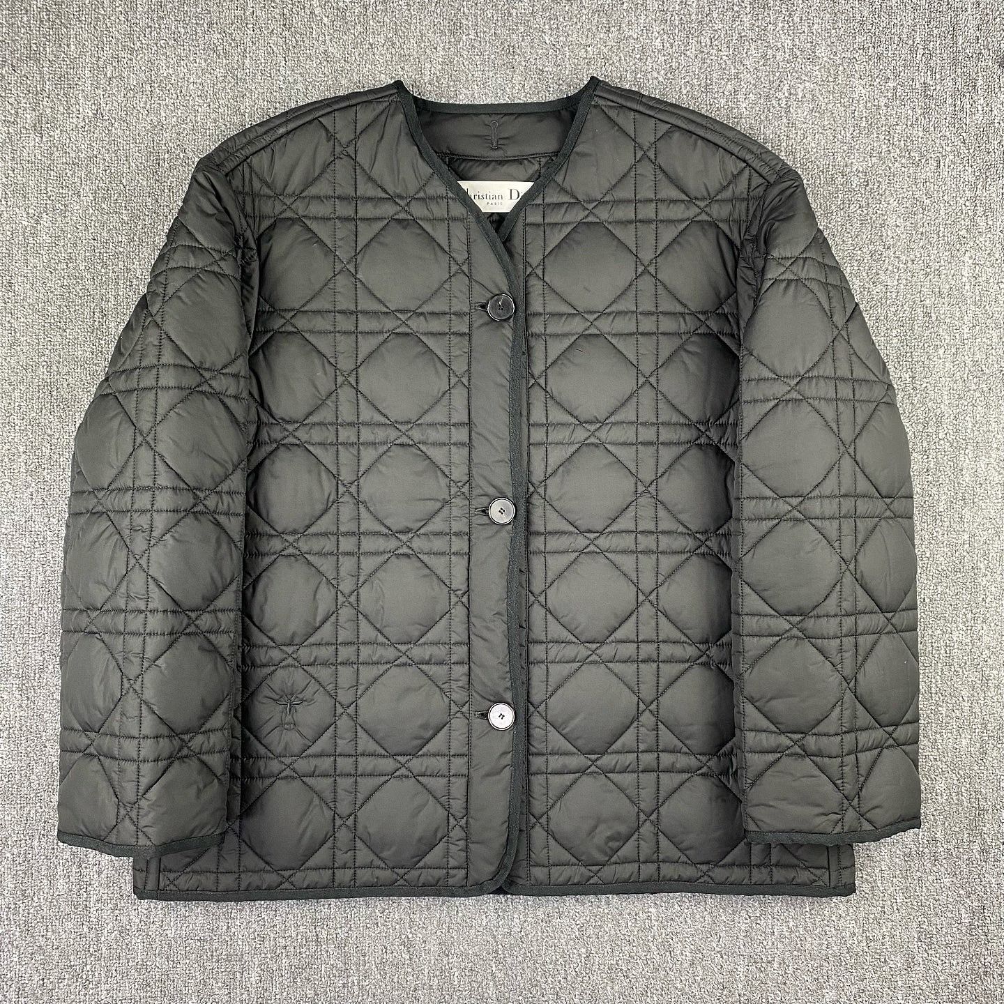 Dior Christian Dior Cannage Quilted Jacket Size 36 Size XS / US 0-2 / IT 36-38 - 1 Thumbnail