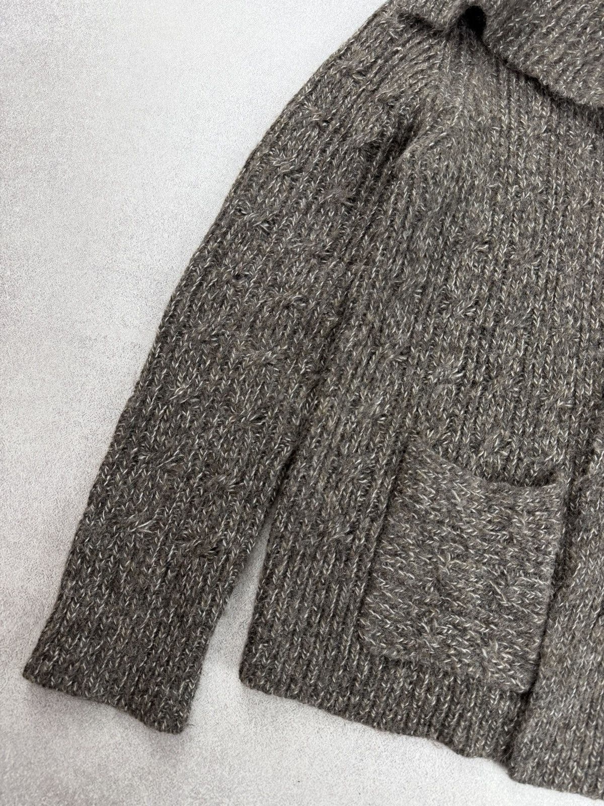 Allsaints Allsaints Spitalfields Wool/Alpaca Knit Cardigan Sweater Size XL / US 12-14 / IT 48-50 - 3 Thumbnail