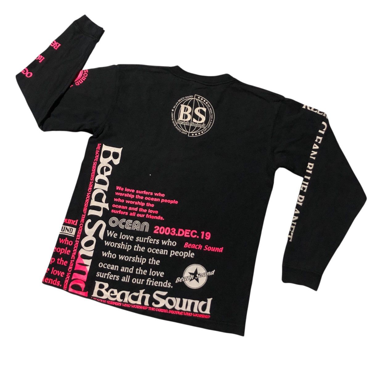 Japanese Brand Beach Sound Long Sleeve Tee Shirt Size US S / EU 44-46 / 1 - 2 Thumbnail