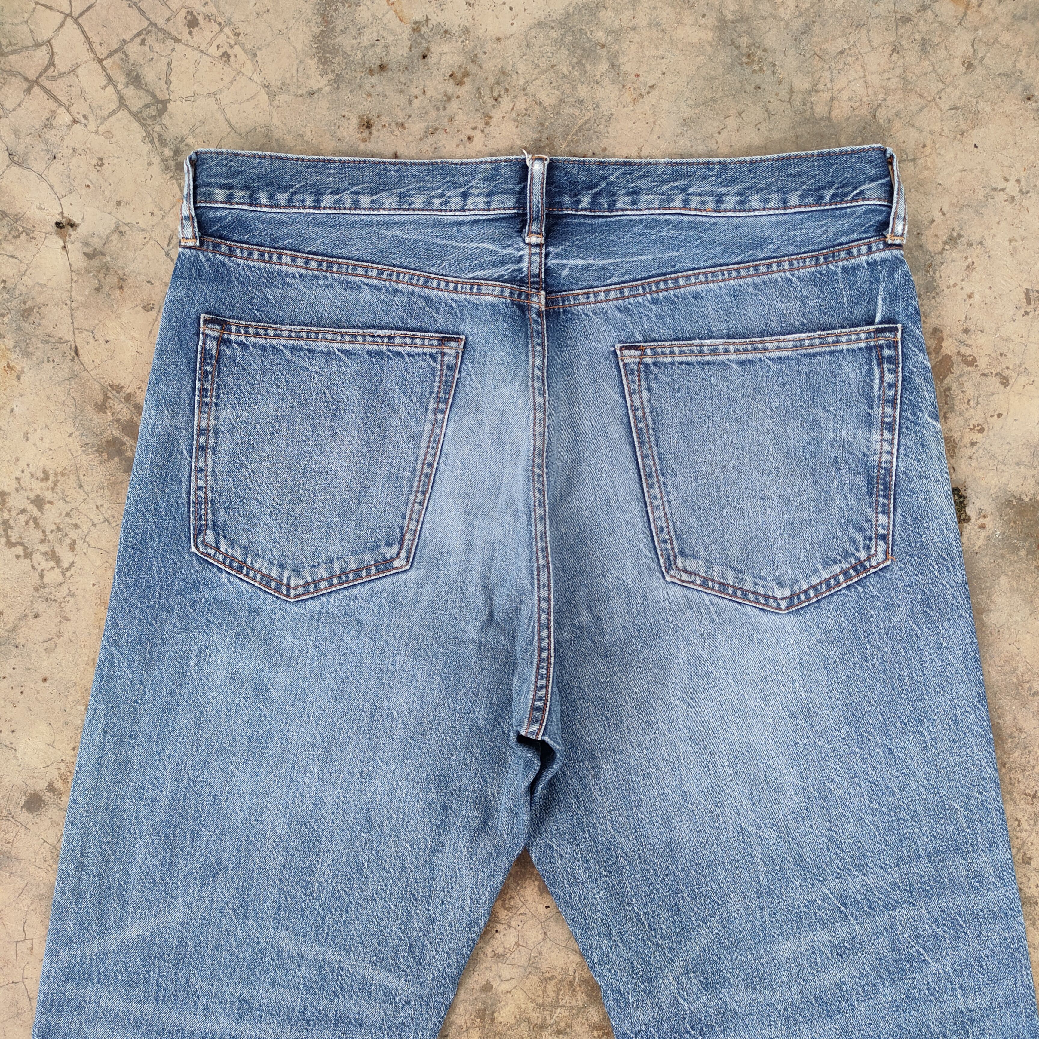 Japanese Brand × Jean × Vintage VINTAGE JAPANESE FADED DENIM JEANS PANTS Size US 35 - 9 Thumbnail