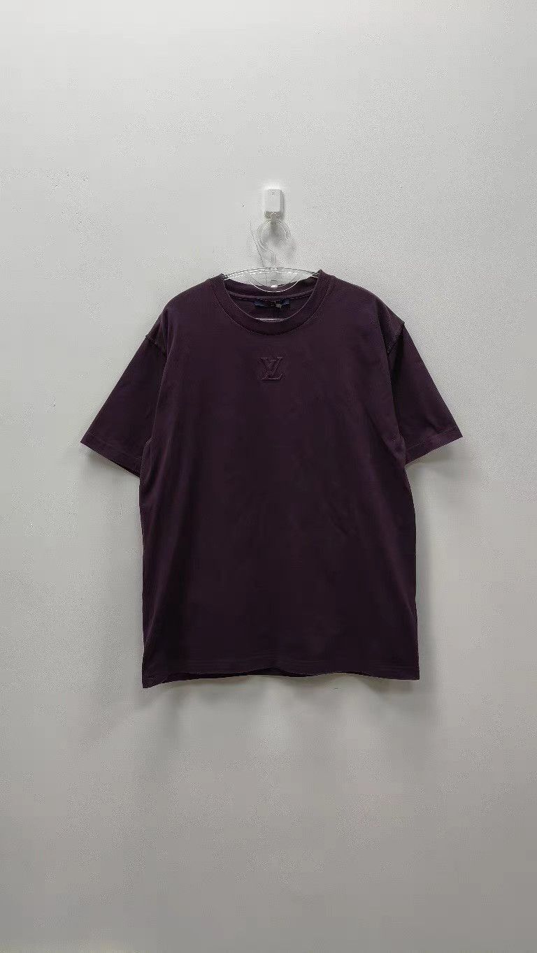 Louis Vuitton Purple Short-Sleeve Shirt - XL Size US XL / EU 56 / 4 - 1 Thumbnail