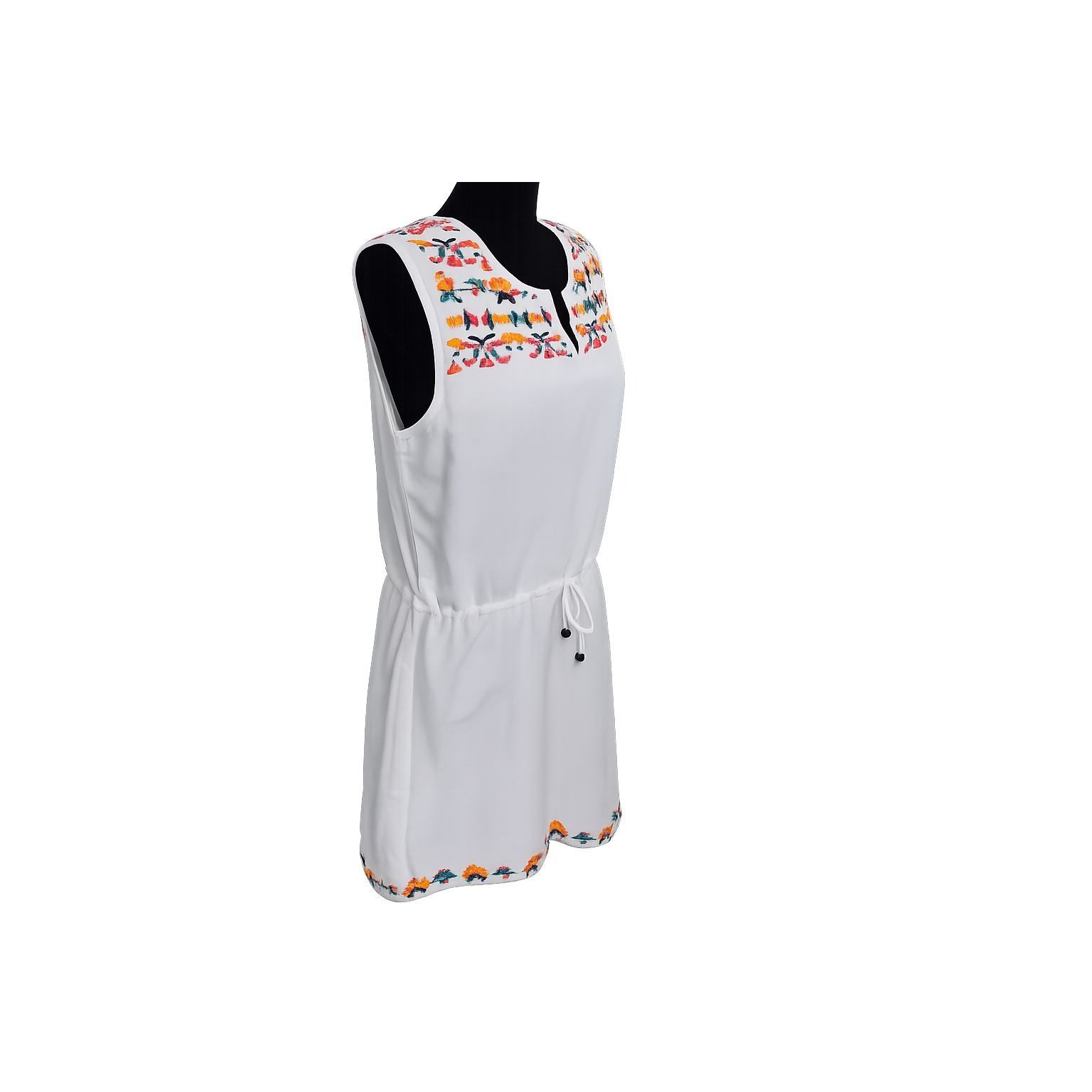 Other Sand & Spirit Boho Embroidered Mini Dress White Sundress L Size L / US 10 / IT 46 - 3 Thumbnail