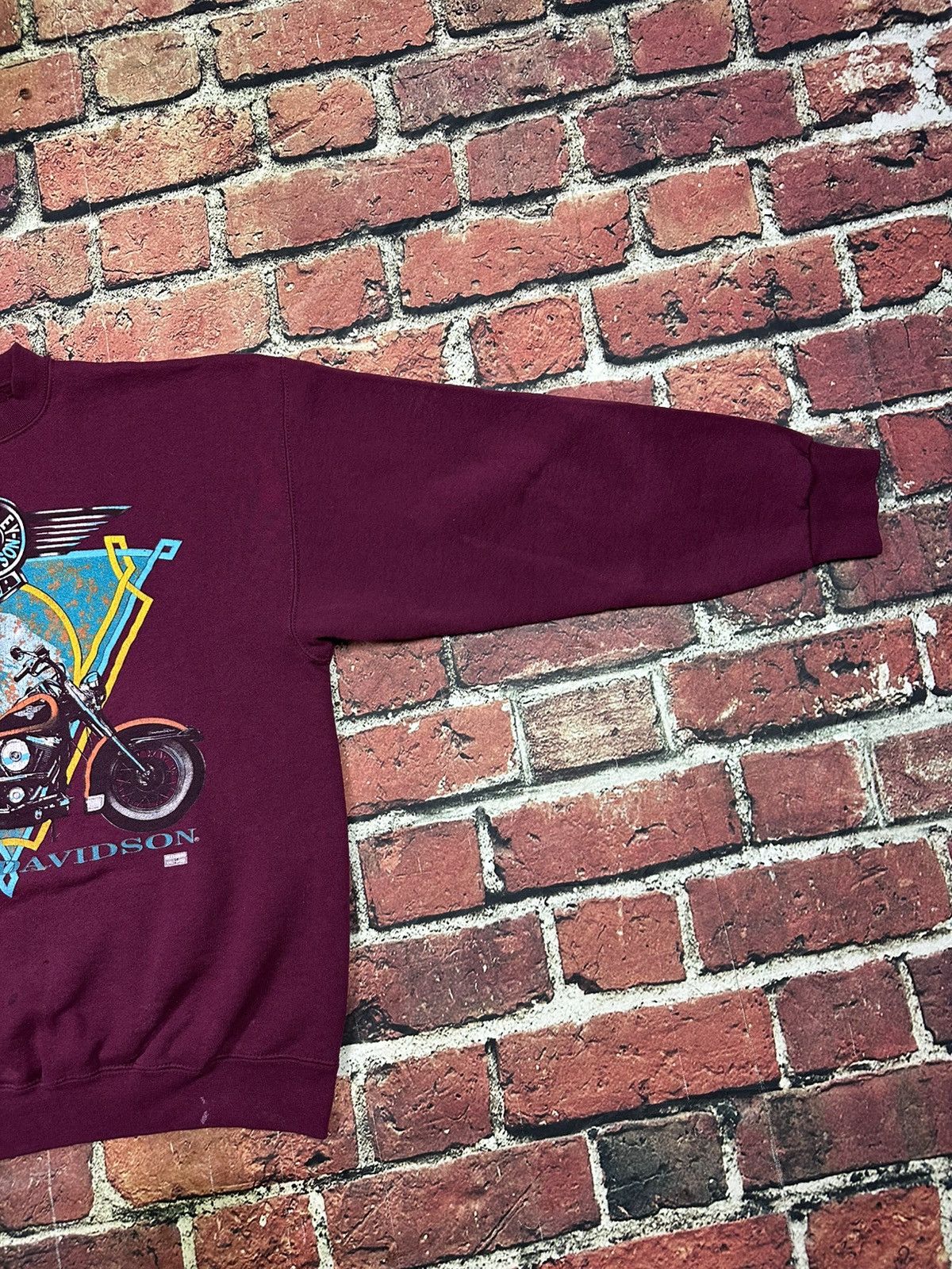 Harley Davidson Vintage Harley Davidson Crewneck Sweatshirt 90s Motorcycle Size US L / EU 52-54 / 3 - 11 Thumbnail