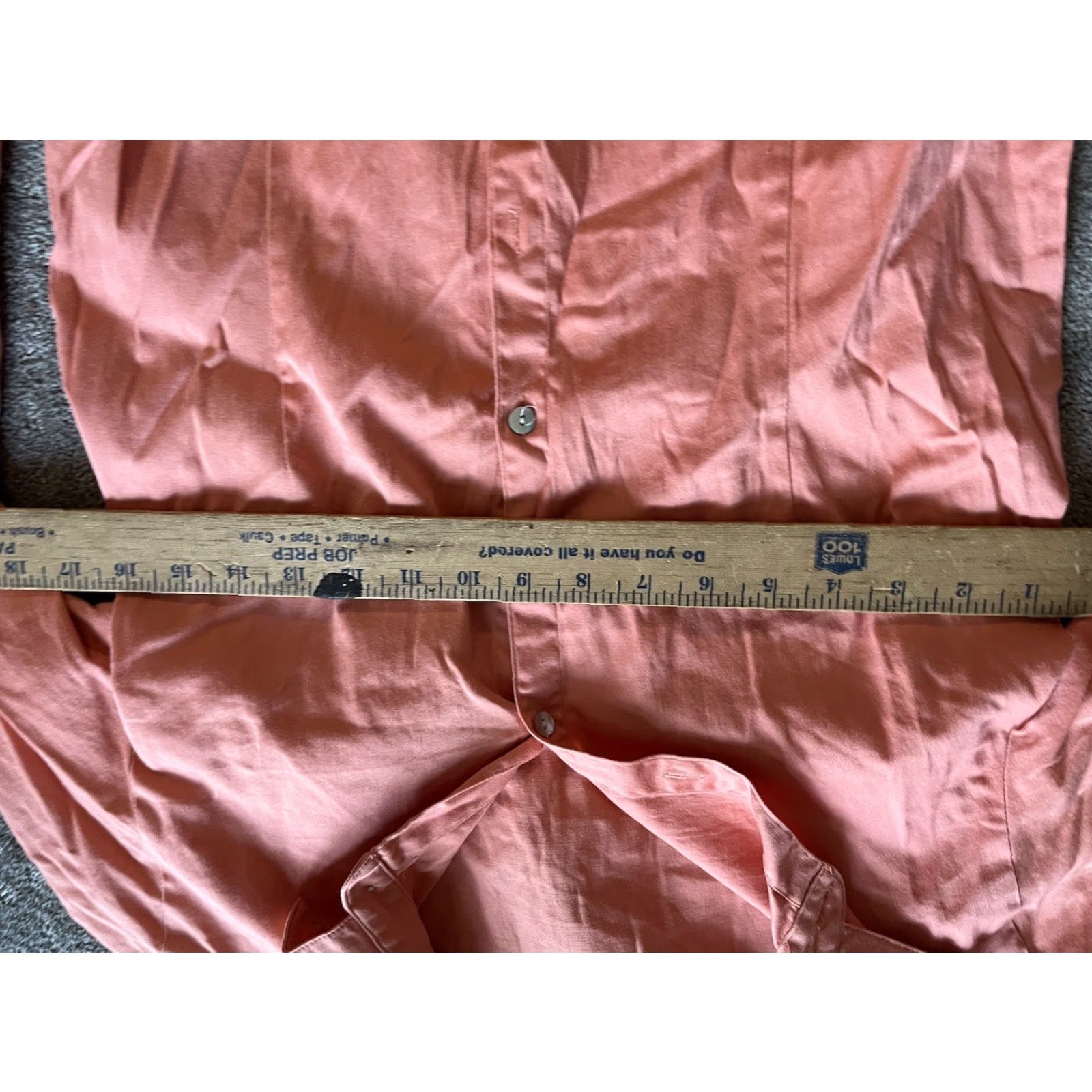 Vintage VINTAGE Chico's Orange Long Sleeve Shirt Women's Button-Up Size 0 Size XS / US 0-2 / IT 36-38 - 4 Thumbnail