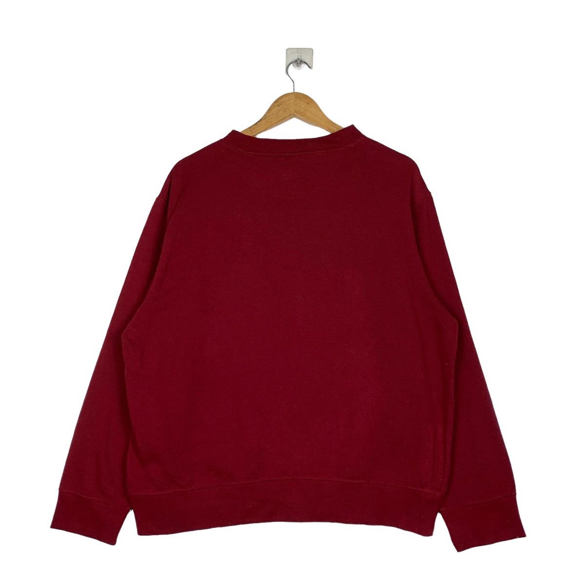 Japanese Brand ELF Motorsport Small Logo Maroon Sweatshirt #0967-C43 Size US M / EU 48-50 / 2 - 12 Thumbnail