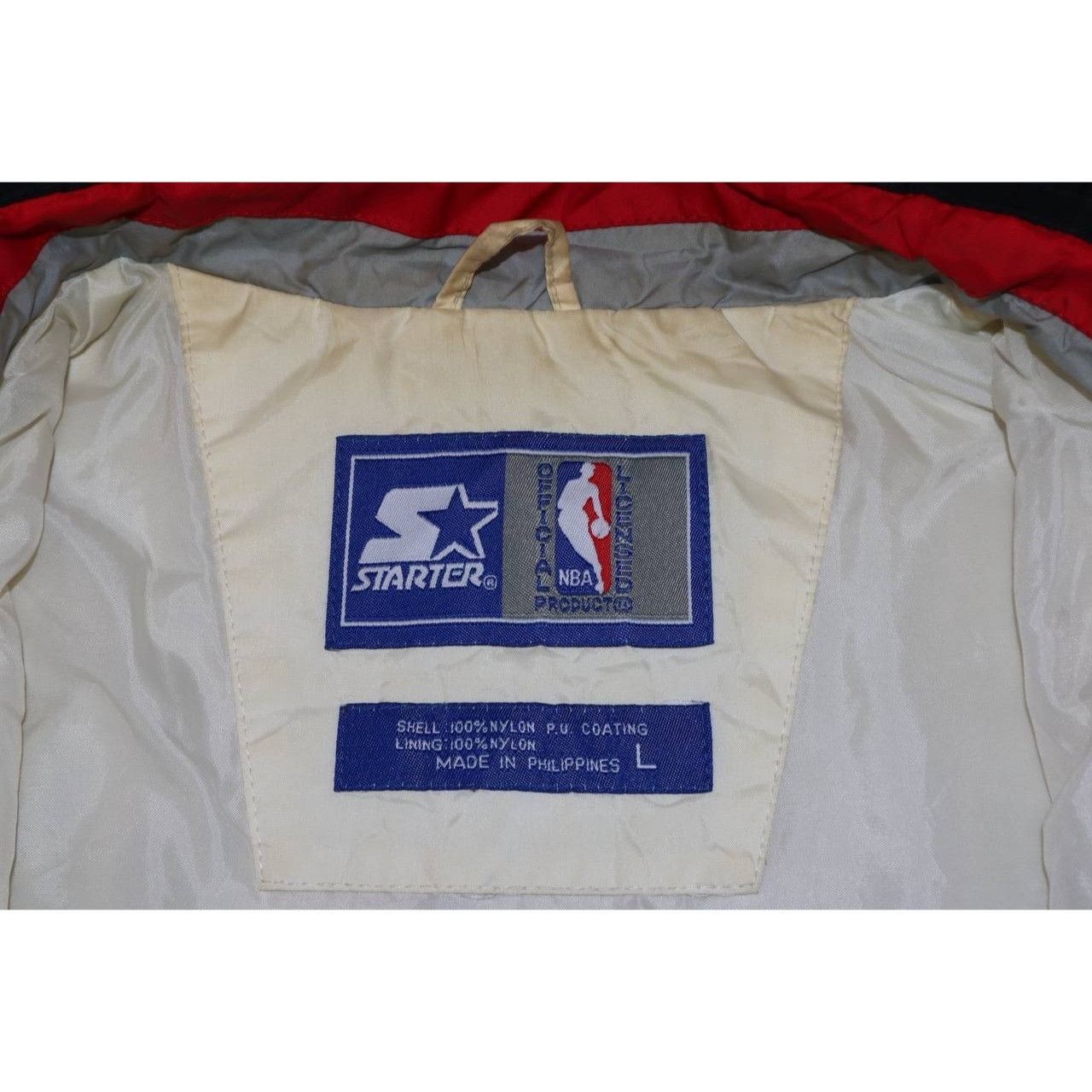 Starter 90s Starter Chicago Bulls Windbreaker Men's L White NBA Vtg Size US L / EU 52-54 / 3 - 4 Thumbnail