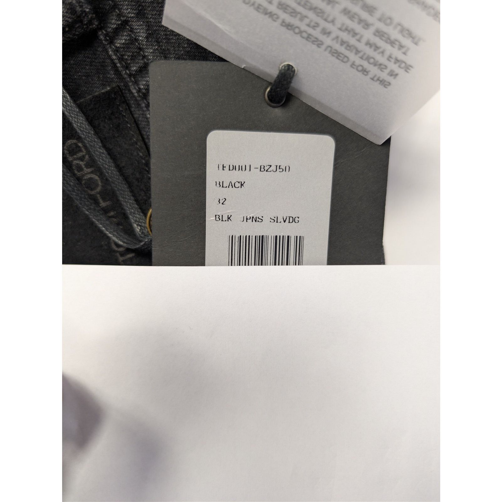 Tom Ford o1rshd1 Q:2 / Slim-Fit Denim Jeans in Black Size US 32 / EU 48 - 23 Thumbnail