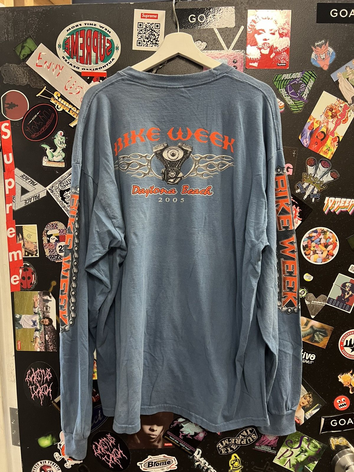 Vintage Vintage 2005 Daytona Bike Week Longsleeve Shirt Size US XXL / EU 58 / 5 - 2 Thumbnail