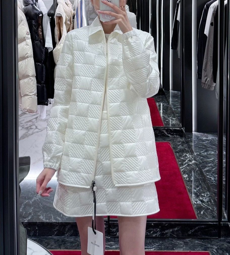 Moncler Moncler 24 Camicia Checkerboard Zip Jacket Size US XS / EU 42 / 0 - 1 Thumbnail