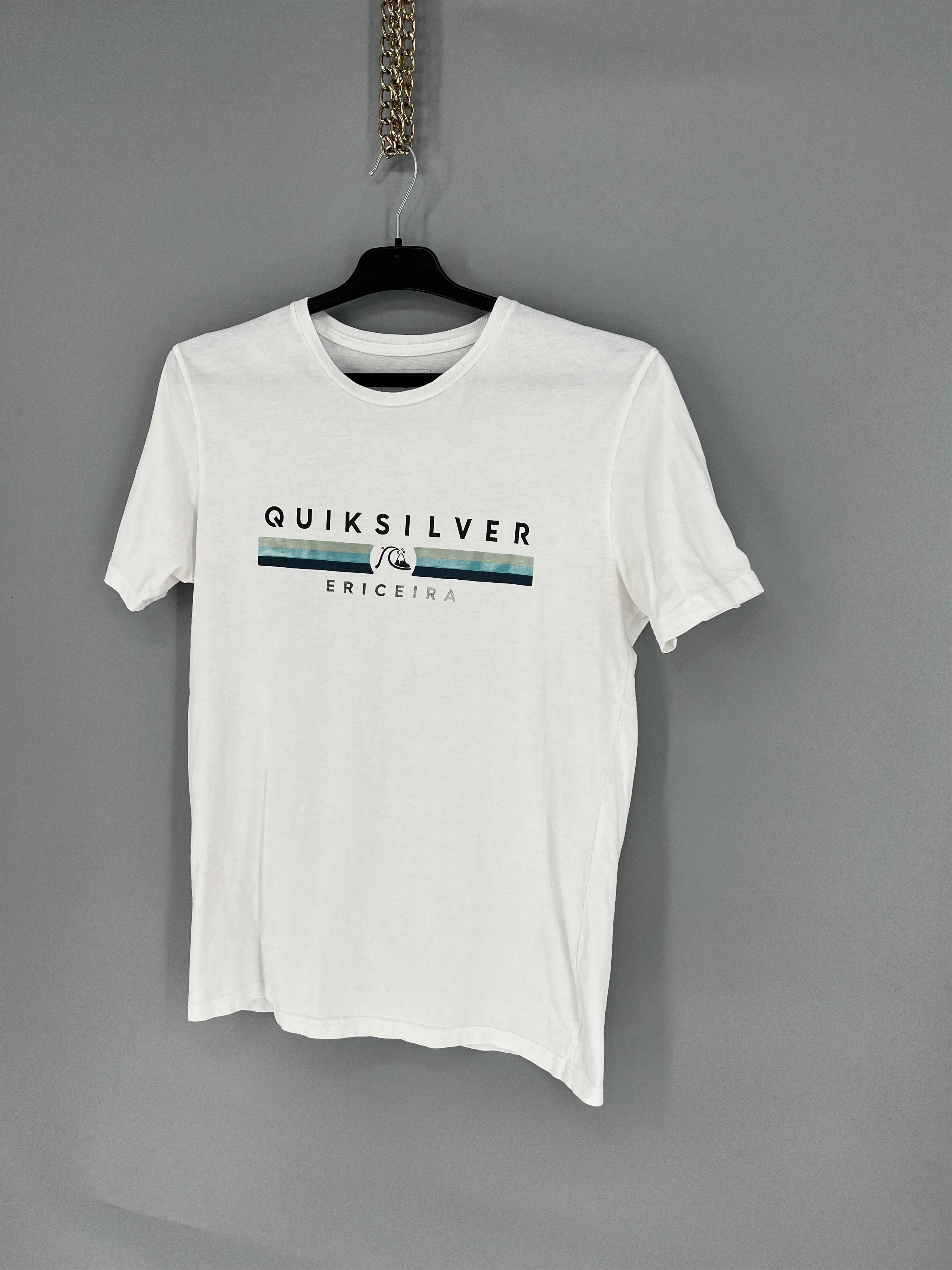 Quiksilver Vintage Quiksilver Ericeira TShirt White Surf Skateboard y2k Size US XS / EU 42 / 0 - 3 Thumbnail