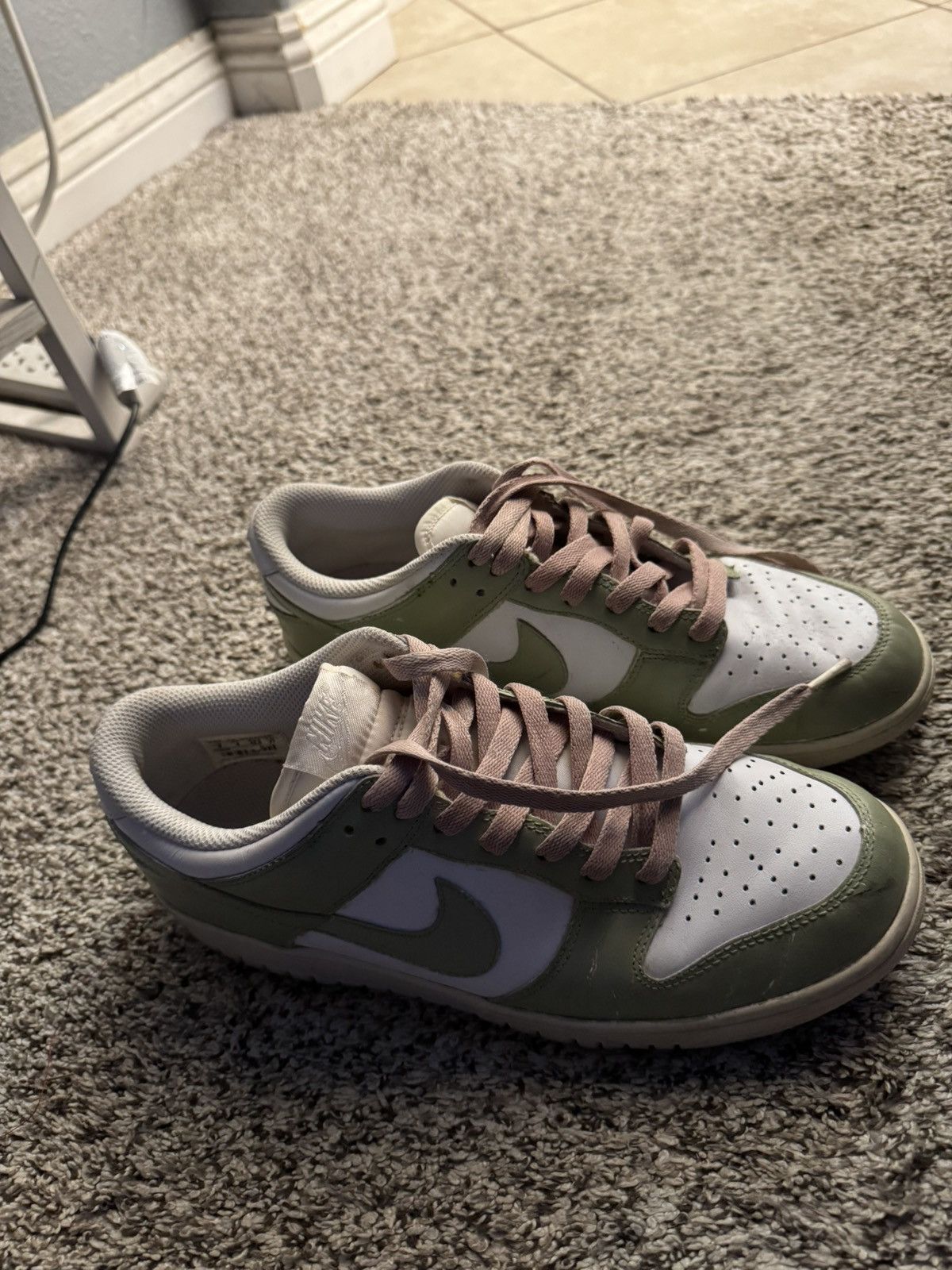 Nike × Vintage Nike SB Dunk Green and White Size US 9 / EU 42 - 4 Thumbnail