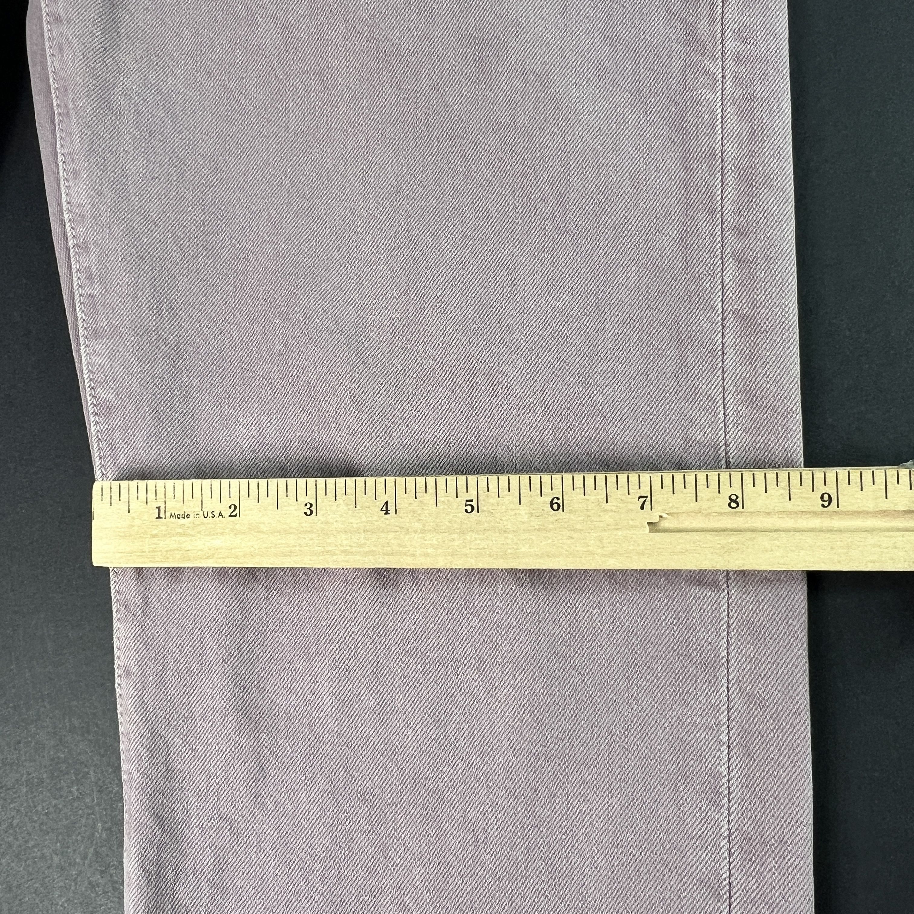 Levi's Y2K Levis Jeans Mid Rise Ankle Straight Purple Raw Hem Denim Size 29" - 21 Thumbnail