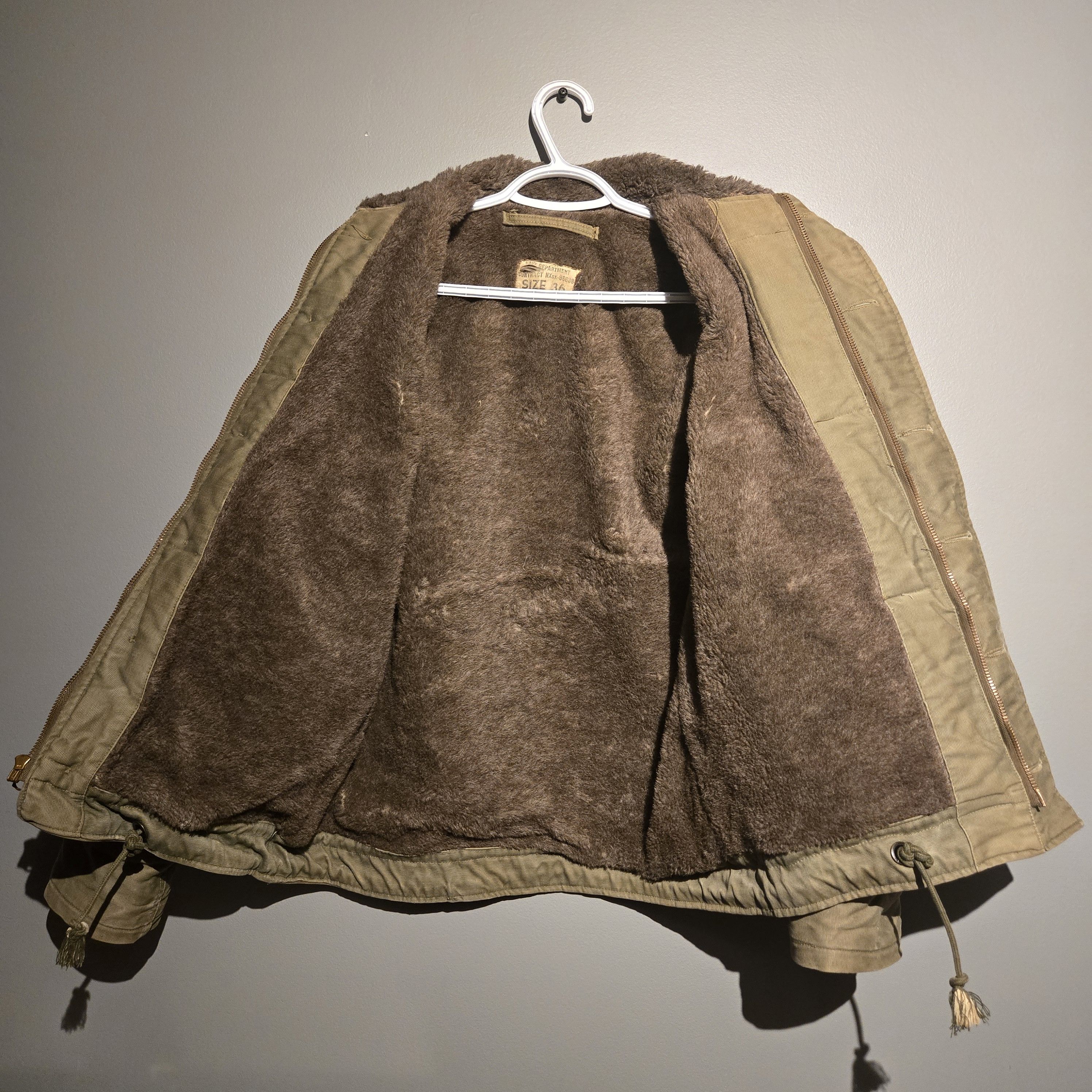 Other Super Rare Vintage 1940s WWII N-1 Deck Jacket Size US S / EU 44-46 / 1 - 4 Thumbnail