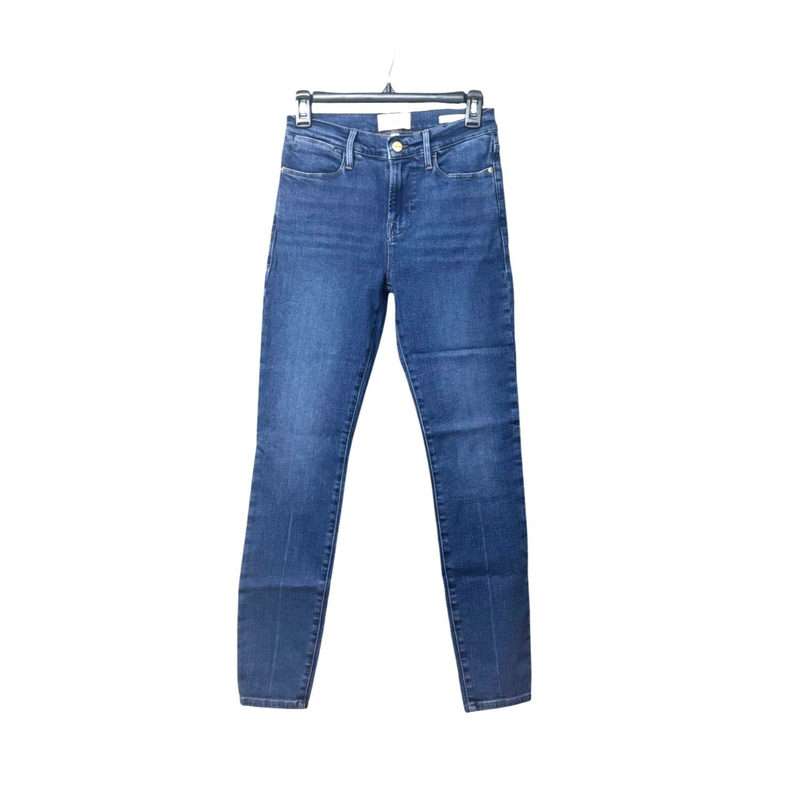 Frame FRAME Le High Skinny Jeans in Dublin Wash, Size 26 Size 26" / US 2 / IT 38 - 11 Thumbnail