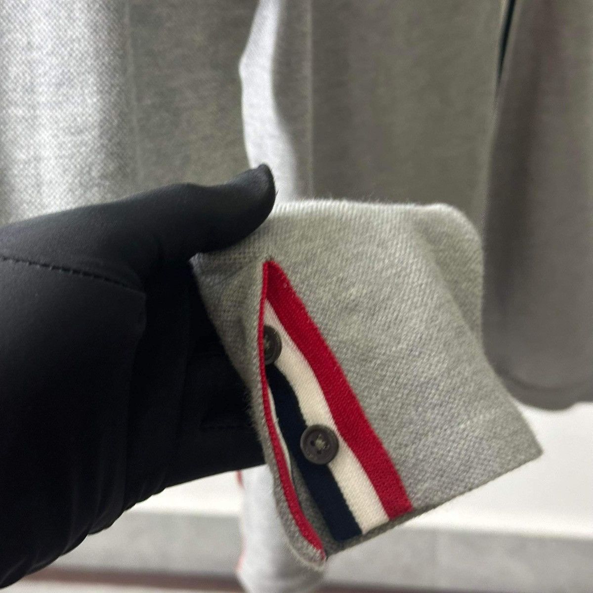 Thom Browne THOM BROWNE BACK STRIPED LONGSLEVE Size US L / EU 52-54 / 3 - 14 Thumbnail
