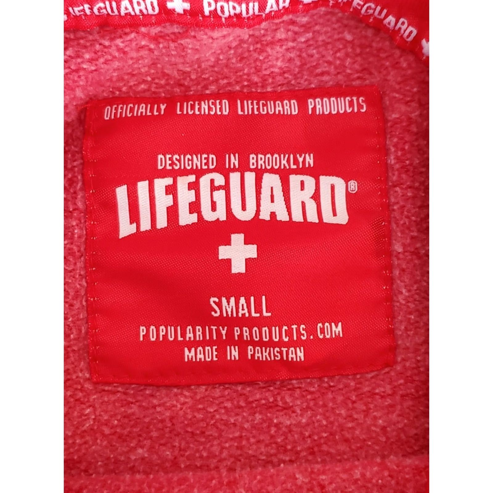 Vintage Clearwater Beach FL Lifeguard Hoodie Sweatshirt Red Size S Small Men's Size US S / EU 44-46 / 1 - 4 Thumbnail