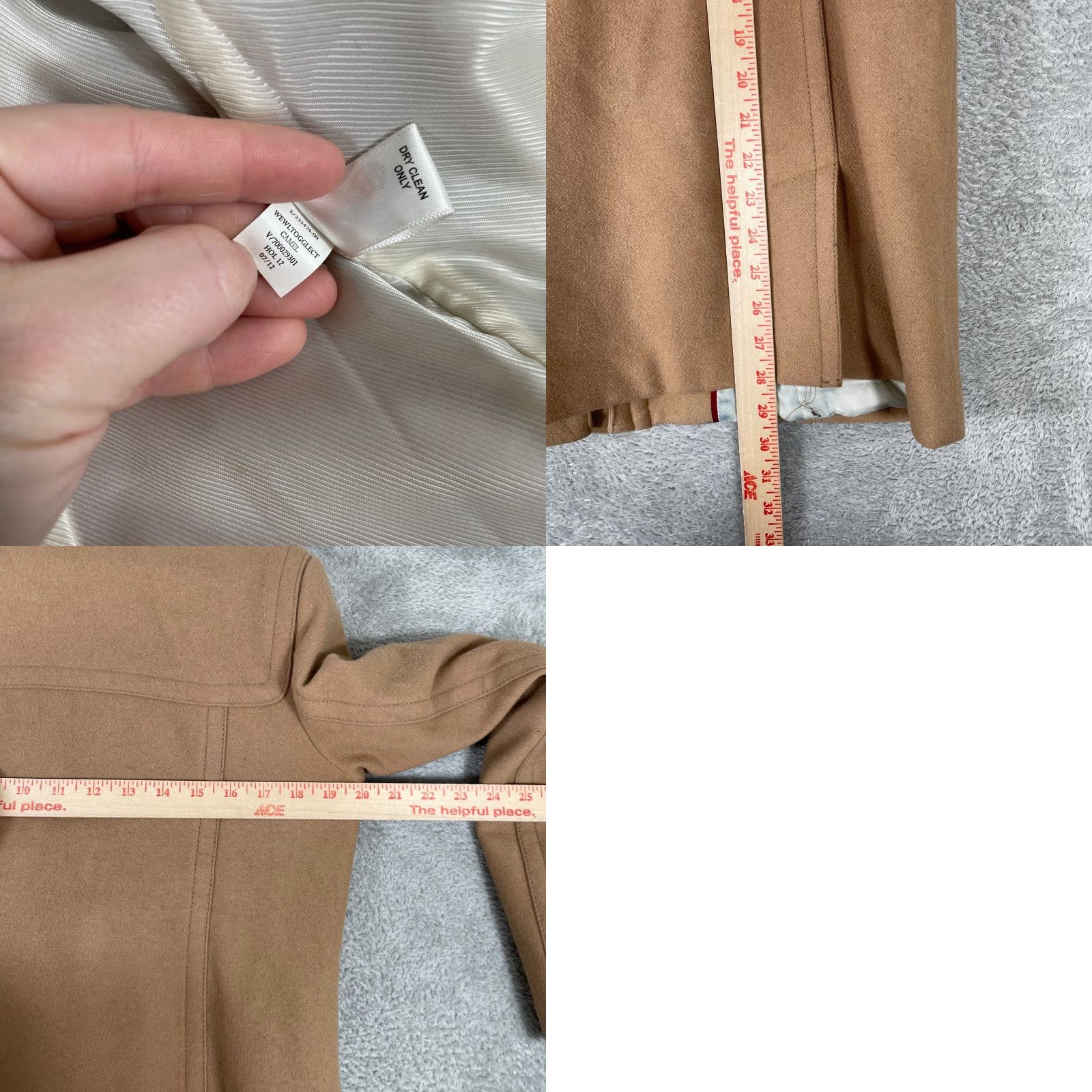 Banana Republic VINTAGE Banana Republic Duffle Coat Womens M Camel Wool Blend Toggle Jacket Size M / US 6-8 / IT 42-44 - 8 Thumbnail