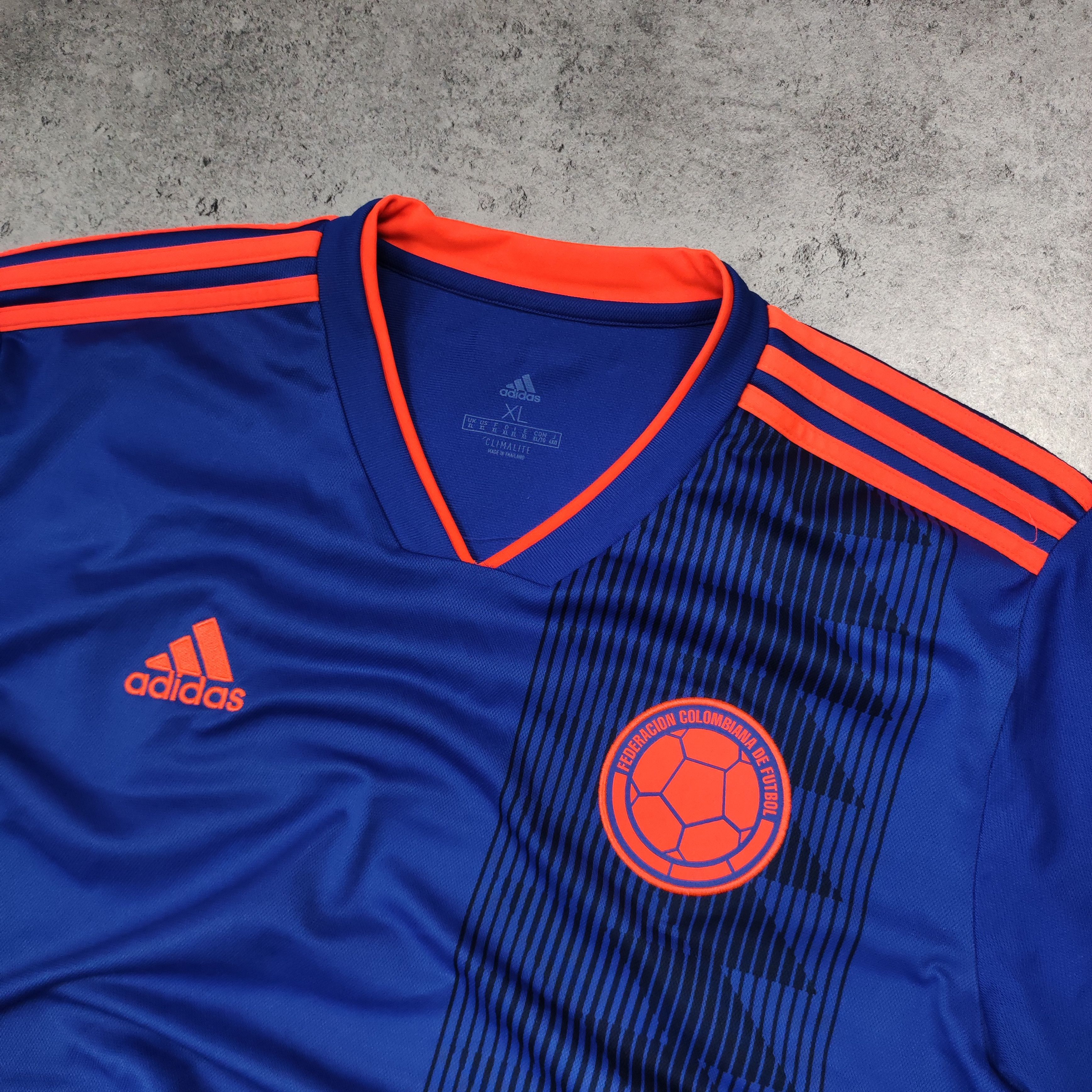 Adidas RARE Colombia National Team 2018 World Cup Away Jersey Size US XL / EU 56 / 4 - 4 Thumbnail