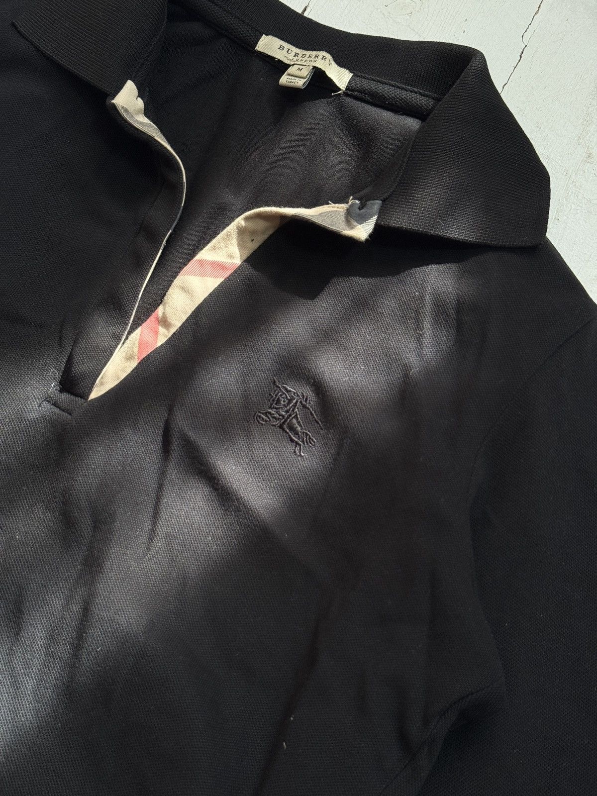 Burberry VINTAGE BURBERRY 2000s POLO 3/4 LONG SLEEVE Size M / US 6-8 / IT 42-44 - 5 Thumbnail
