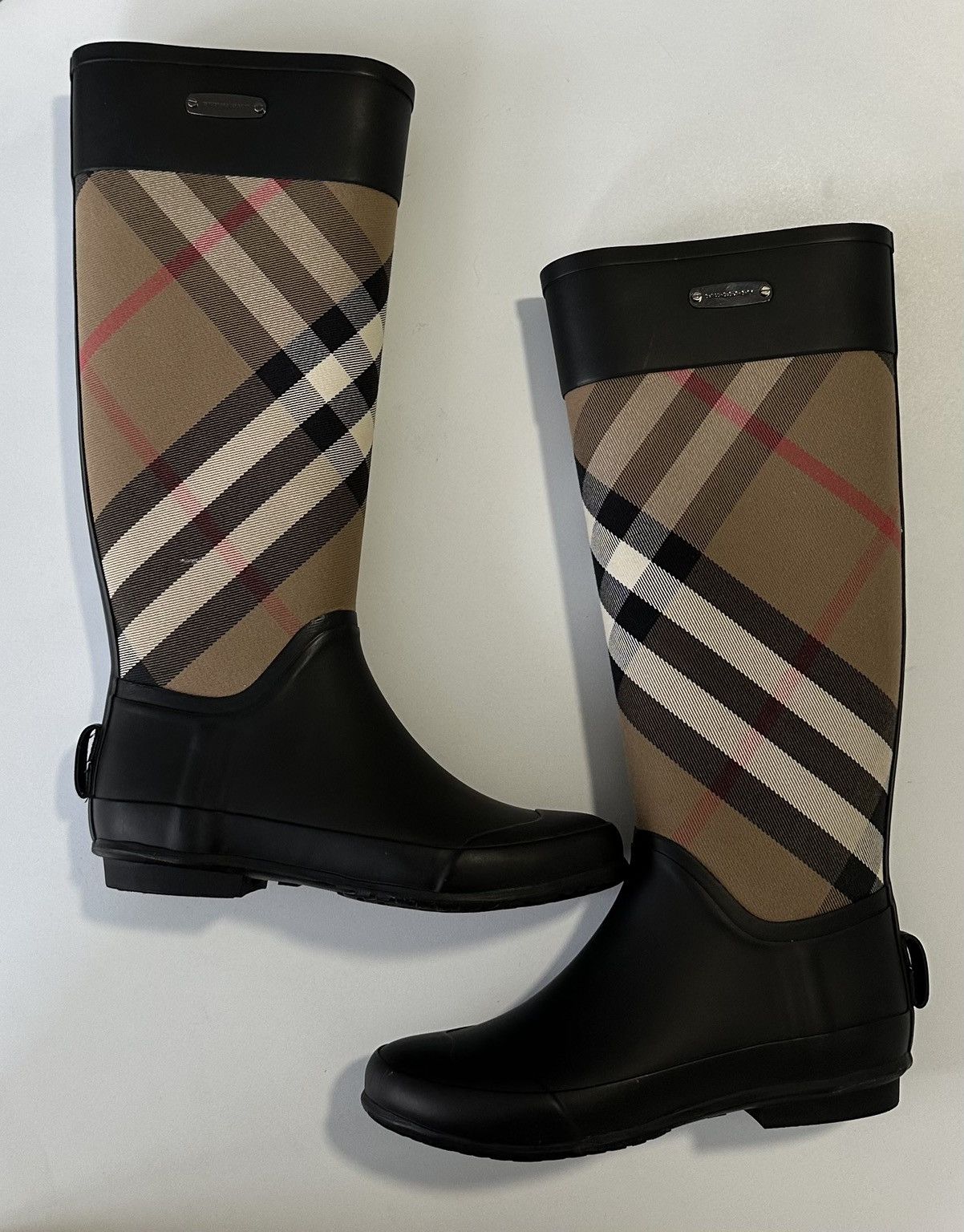 Burberry Burberry rain rider boots Size US 4 / IT 34 - 1 Thumbnail
