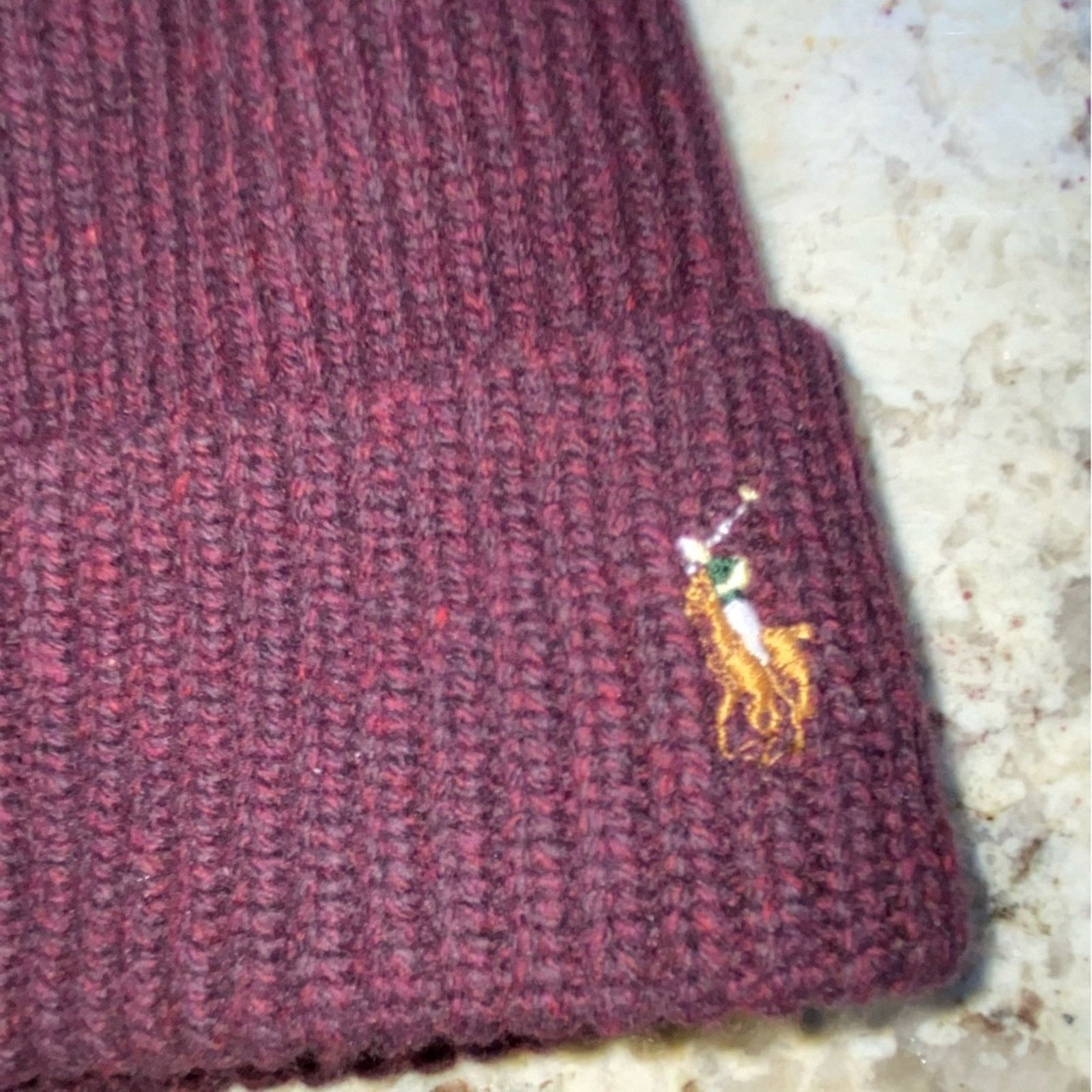 Polo Ralph Lauren POLO Ralph Lauren $78 Signature Pony 100% Merino Beanie OS Size ONE SIZE - 4 Thumbnail
