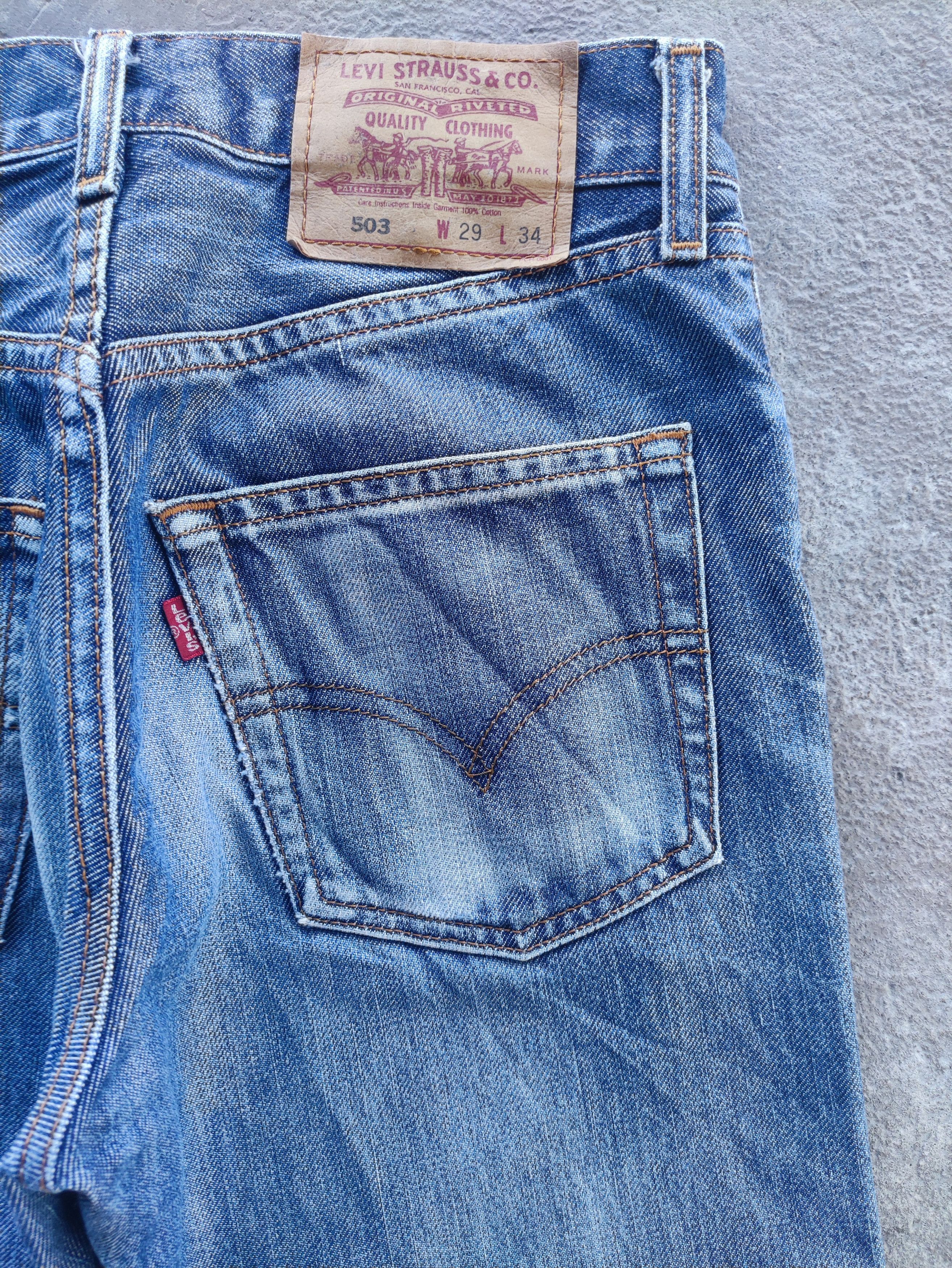 Levi's Vintage Levi's 503 Jean Distress Faded Denim Pants Size US 28 / EU 44 - 11 Thumbnail