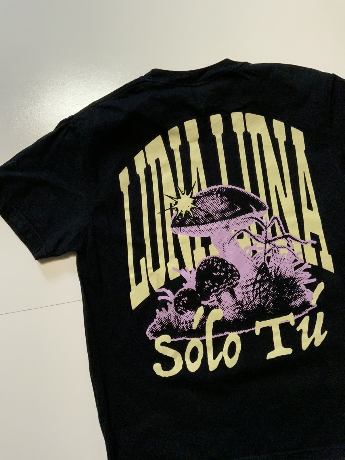 Band Tees × Comfort Colors Luna Luna Solo Tu Mushrooms Rock Band Merch S/S Crew T-Shirt Size US M / EU 48-50 / 2 - 6 Thumbnail