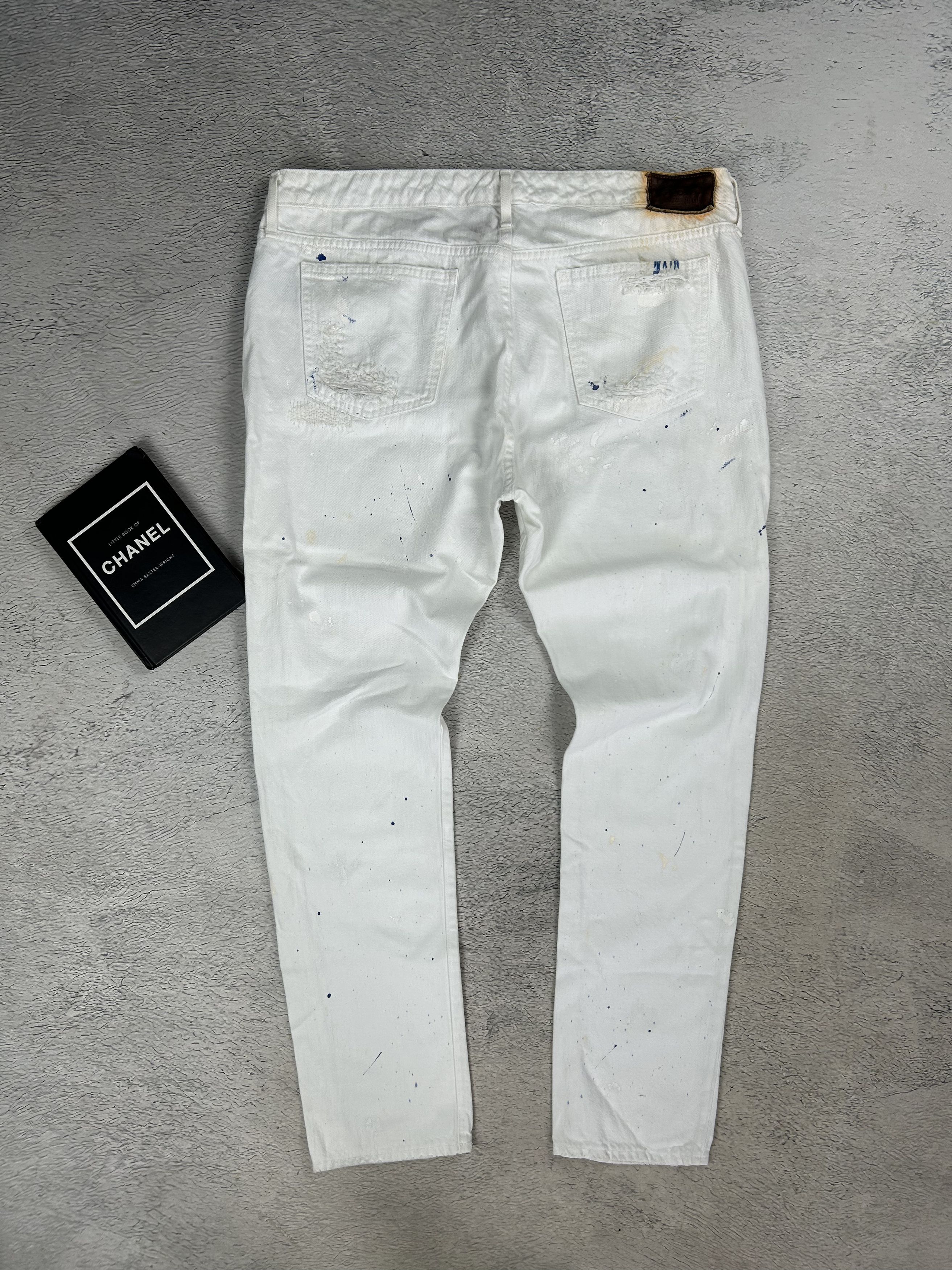 Ralph Lauren × Vintage Ralph Lauren Jeans Distressed denim Ripped Multicolour Size US 32 / EU 48 - 2 Thumbnail