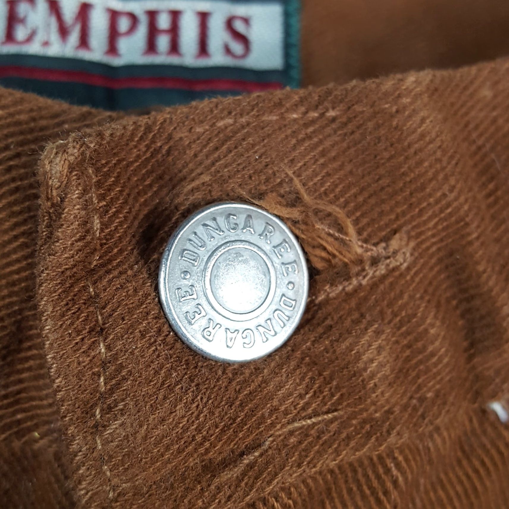 Vintage VINTAGE Memphis Jeans Women's 9 High Waisted Brown Denim Western Tapered Leg 5-Pocket 80s 90s Cowgirl Retro Southwestern Cowboy Shirt Size 30" / US 8 / IT 44 - 3 Thumbnail