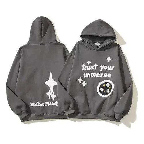 Japanese Brand Street Retro Fun Slogan Loose Casual Hooded Sweatshirt Size US L / EU 52-54 / 3 - 1 Thumbnail