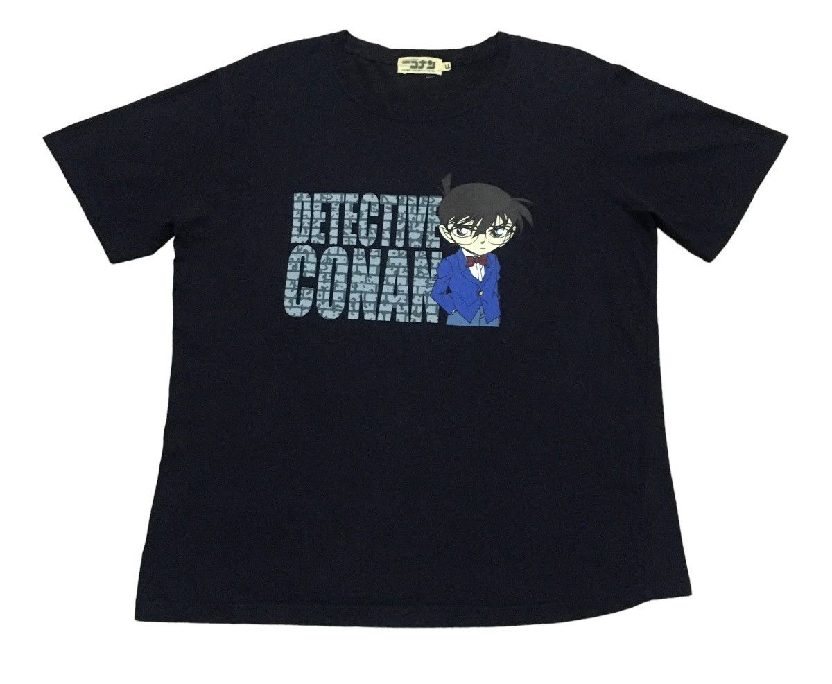 image of Movie Vintage Japanese Anime Detective Conan T-Shirt 1996S in Black, Men's (Size Large)