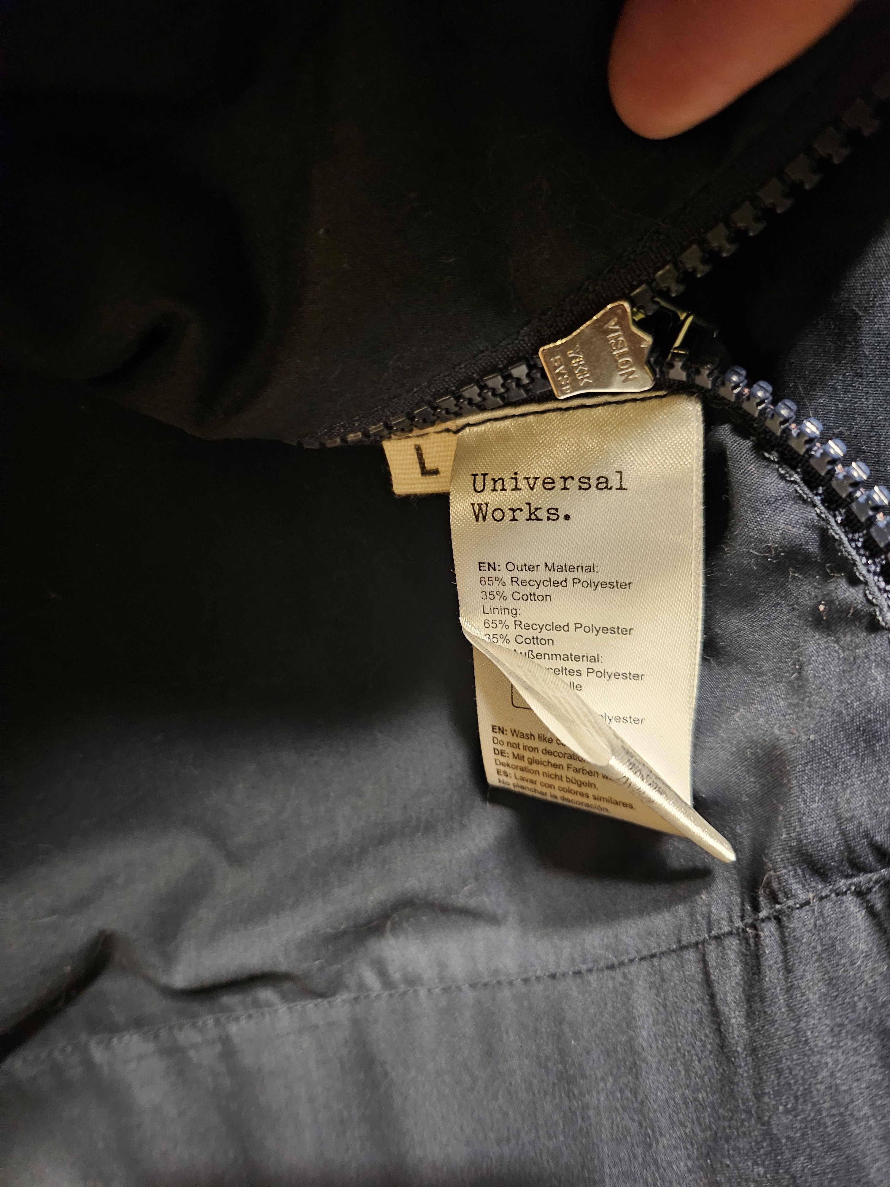 Universal Works Universal Works recycled poly tech navy Size US L / EU 52-54 / 3 - 2 Thumbnail