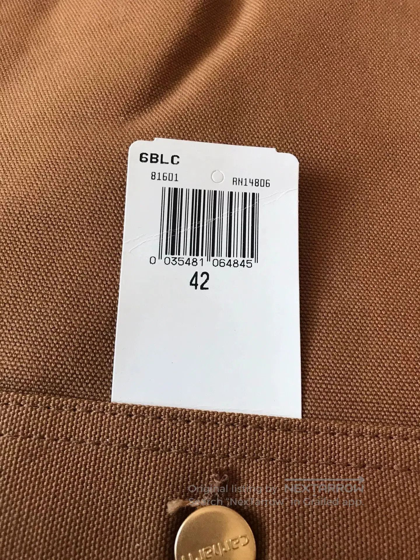 Carhartt 90s Carhartt 6BLC Canvas Work Jacket. Size US XS / EU 42 / 0 - 8 Thumbnail