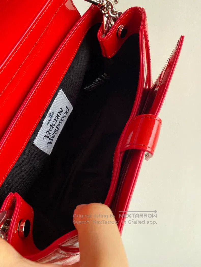 Vivienne Westwood Vivienne Westwood size os Patent Leather Medium Baguette Un Size ONE SIZE - 8 Thumbnail
