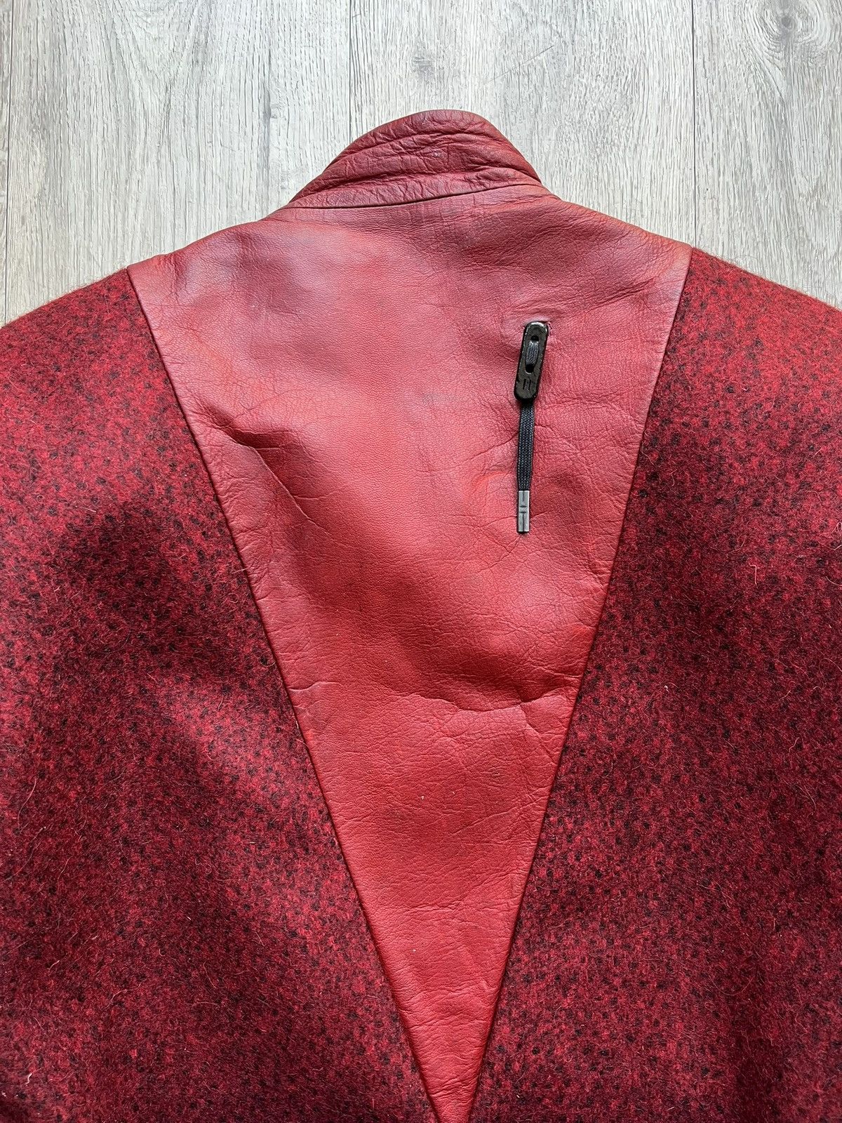Boris Bidjan Saberi Boris Bidjan Saberi Fw15 Hybrid waxed horse leather jacket Size US M / EU 48-50 / 2 - 5 Thumbnail