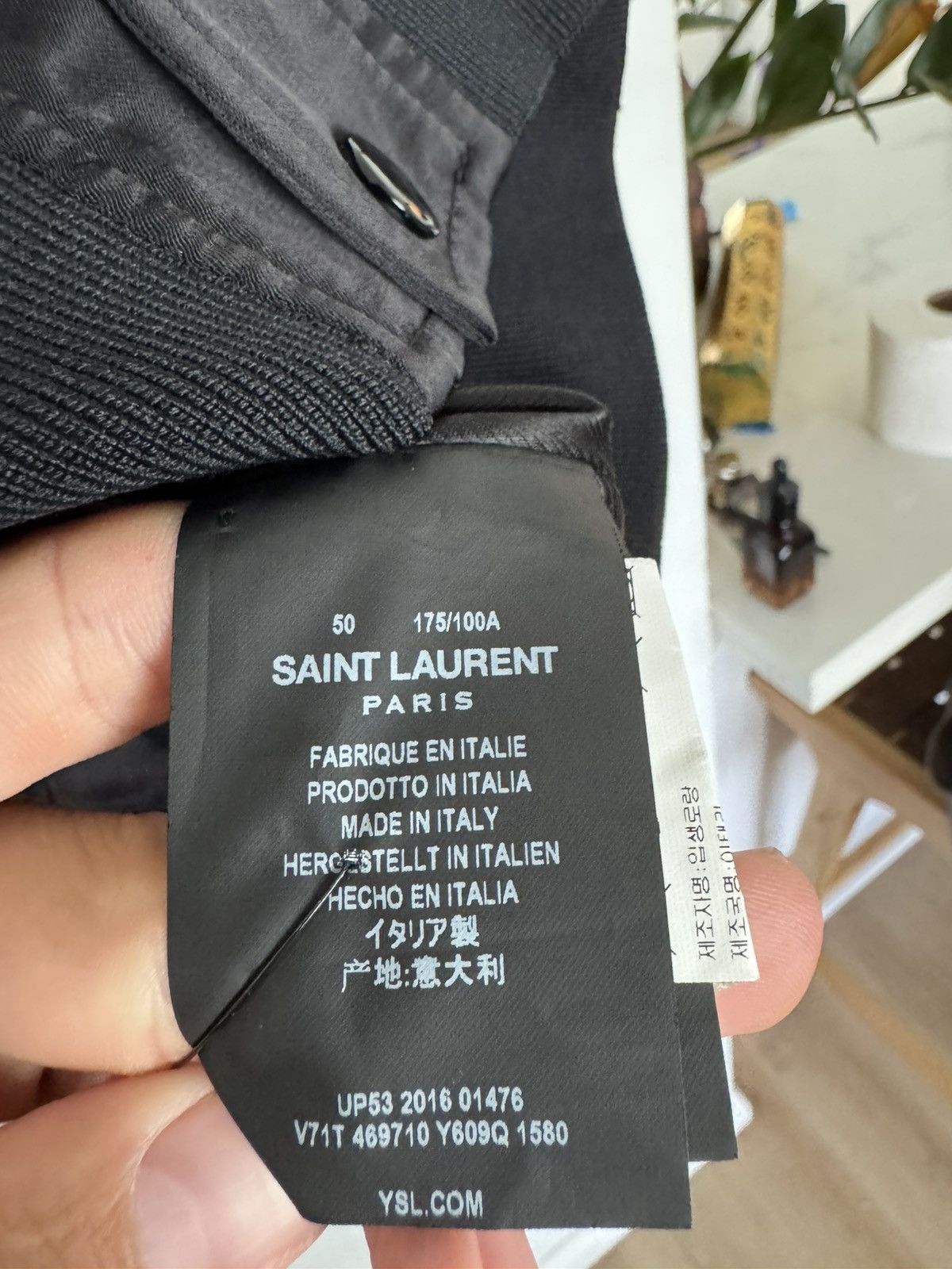 Saint Laurent Paris Hedi Moon Bomber Size US M / EU 48-50 / 2 - 4 Thumbnail